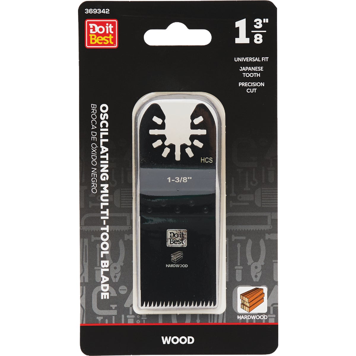 Do it Best 1-3/8 In. High Carbon Steel Japanese Tooth Oscillating Multi-Tool Blade