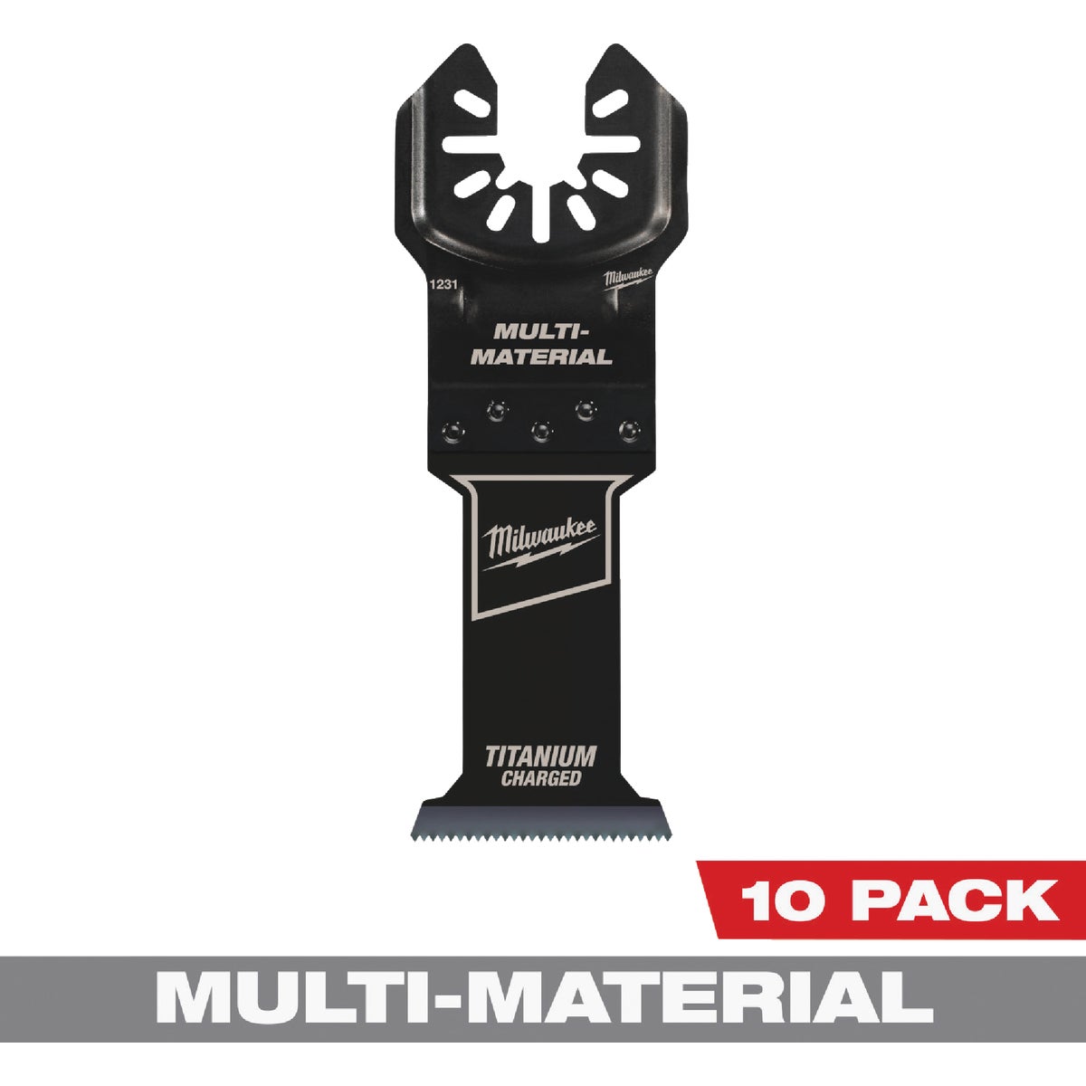 Milwaukee OPEN-LOK 1-3/8 In. Titanium Enhanced Bi-Metal Multi-Material Oscillating Blade (10-Pack)