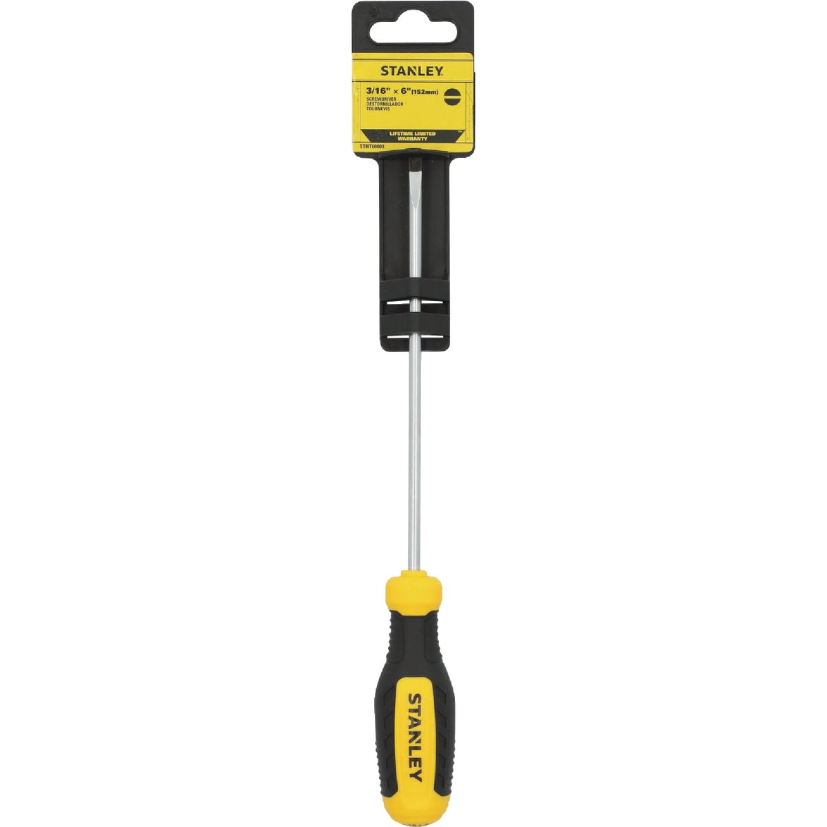 Stanley 3/16 In. x 6 In. Slotted Screwdriver