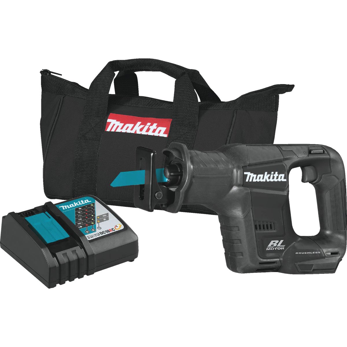 Makita 18 Volt LXT Lithium-Ion Brushless Sub-Compact Cordless Reciprocating Saw Kit