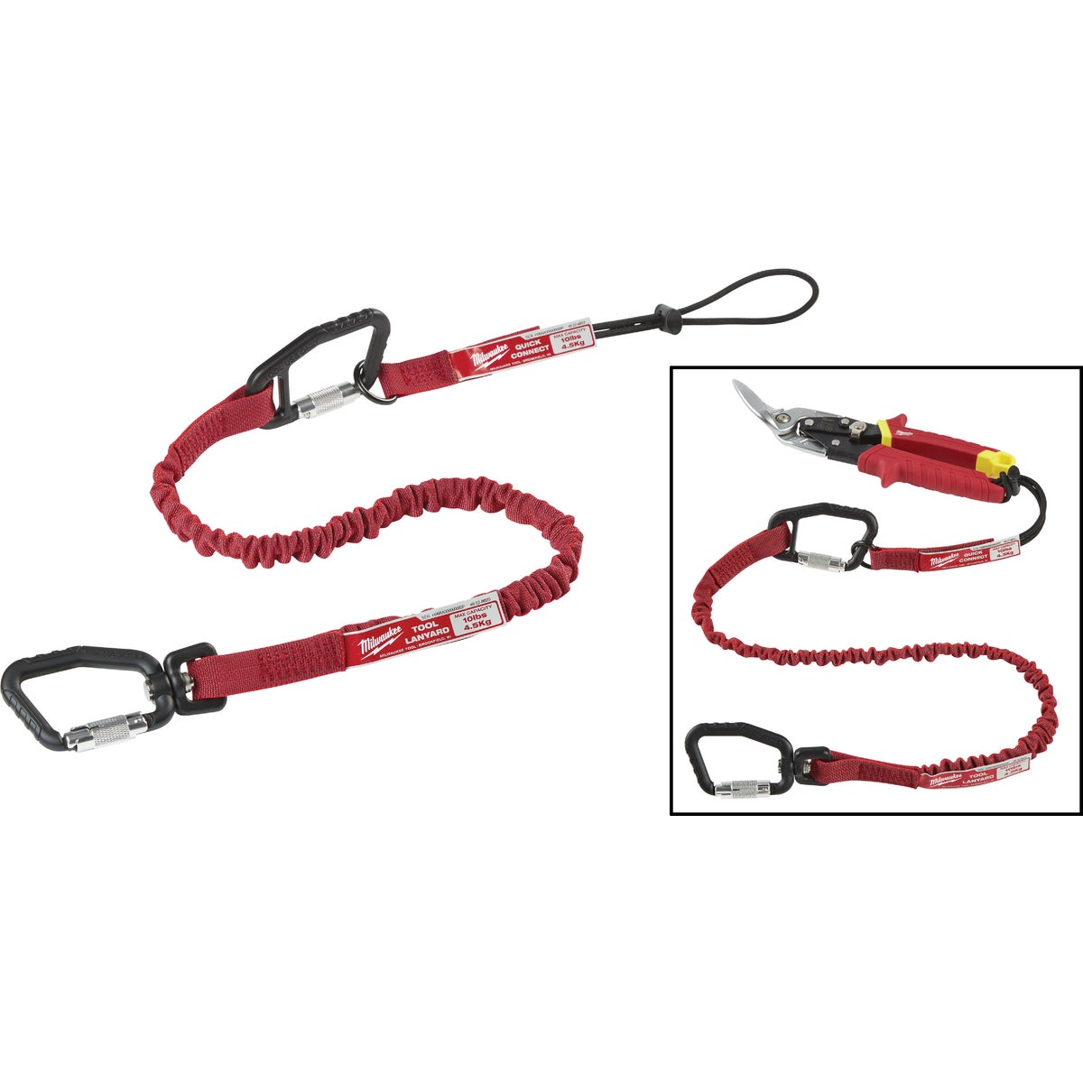 Milwaukee 10 Lb. Quick-Connect Locking Tool Lanyard