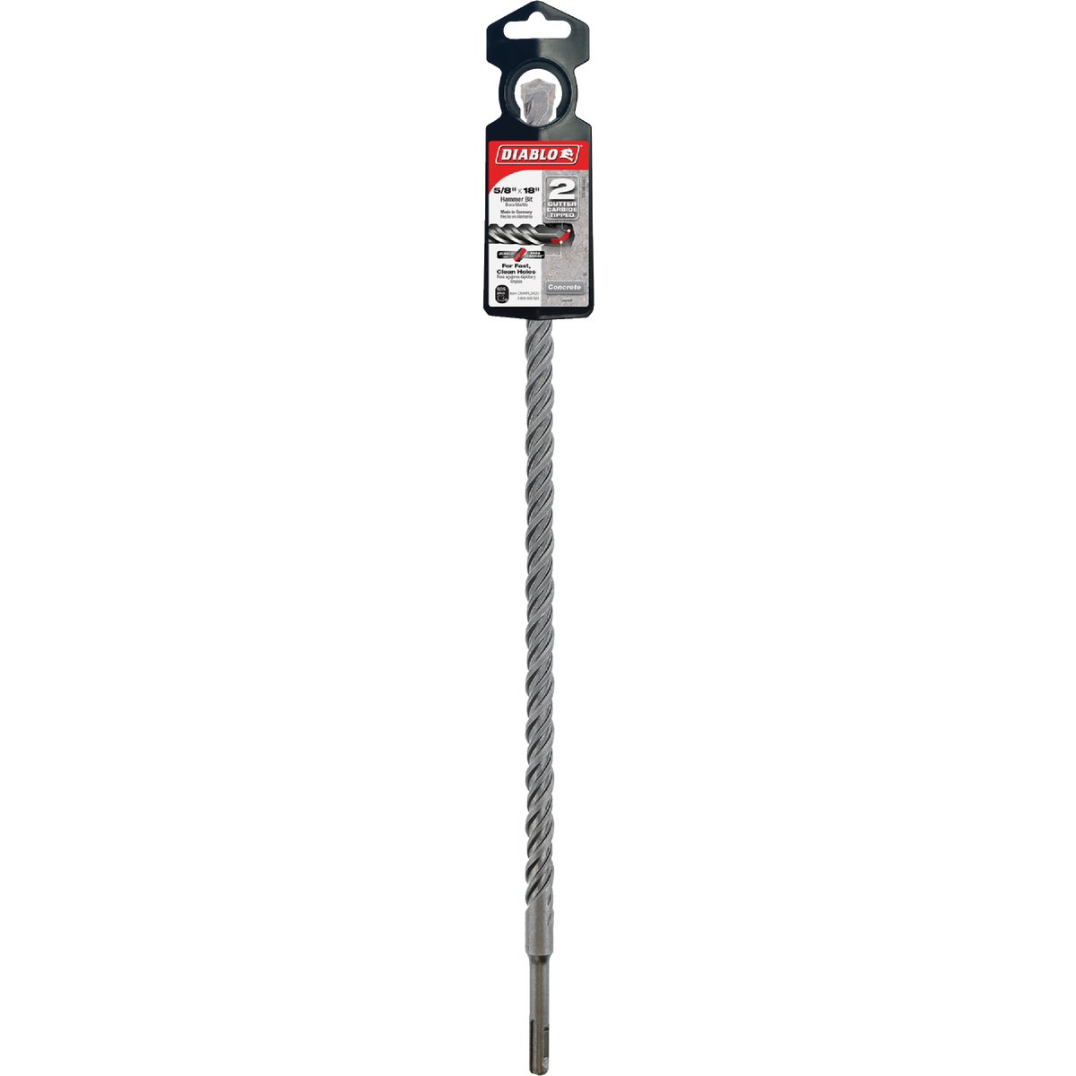 Diablo SDS-Plus 5/8 In. x 18 In. Carbide-Tipped Rotary Hammer Drill Bit