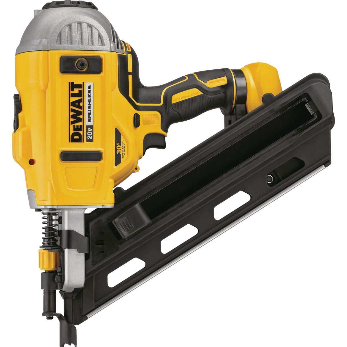 DEWALT 20V MAX Brushless 30 Degree Cordless Framing Nailer (Tool Only)