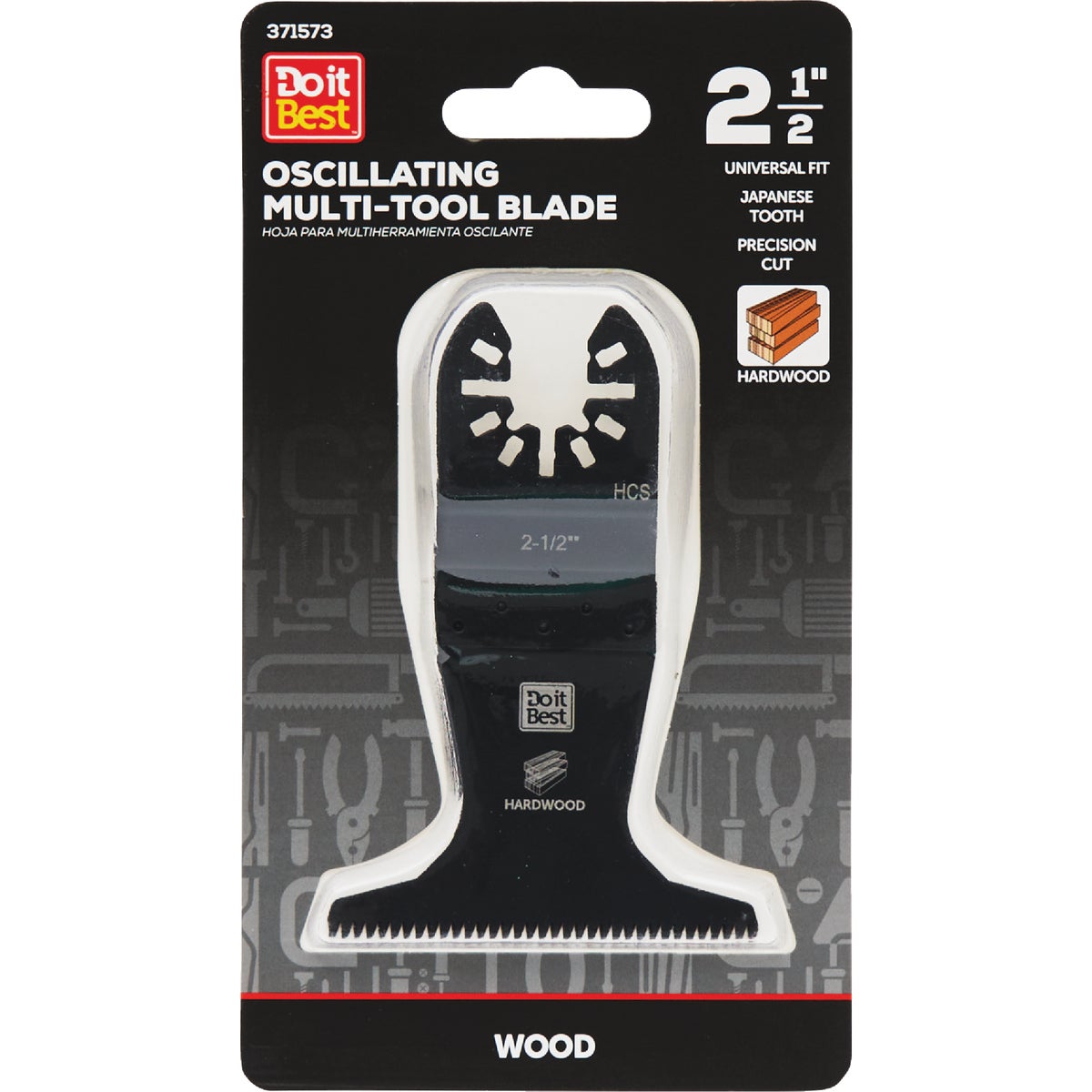 Do it Best 2-1/2 In. High Carbon Steel Japanese Tooth Oscillating Multi-Tool Blade