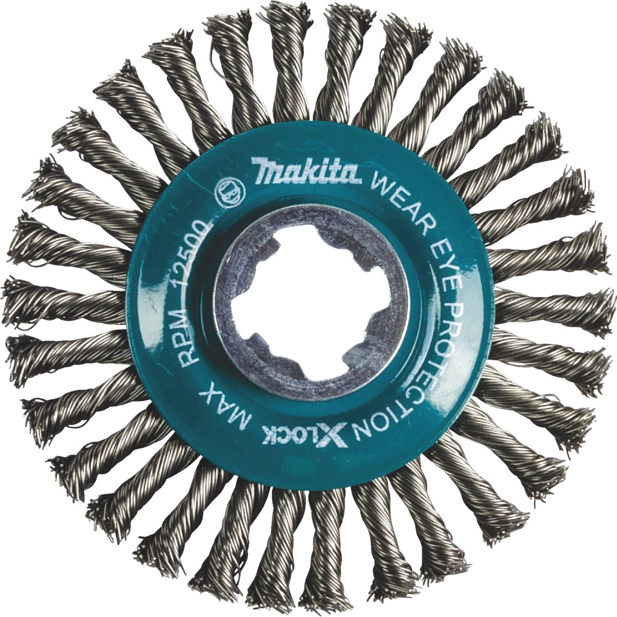 Makita X-LOCK 4-1/2 In. Stringer Bead Twist Carbon Steel Angle Grinder Wire Wheel