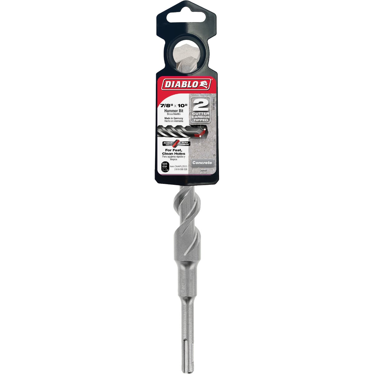 Diablo SDS-Plus 7/8 In. x 10 In. Carbide-Tipped Rotary Hammer Drill Bit