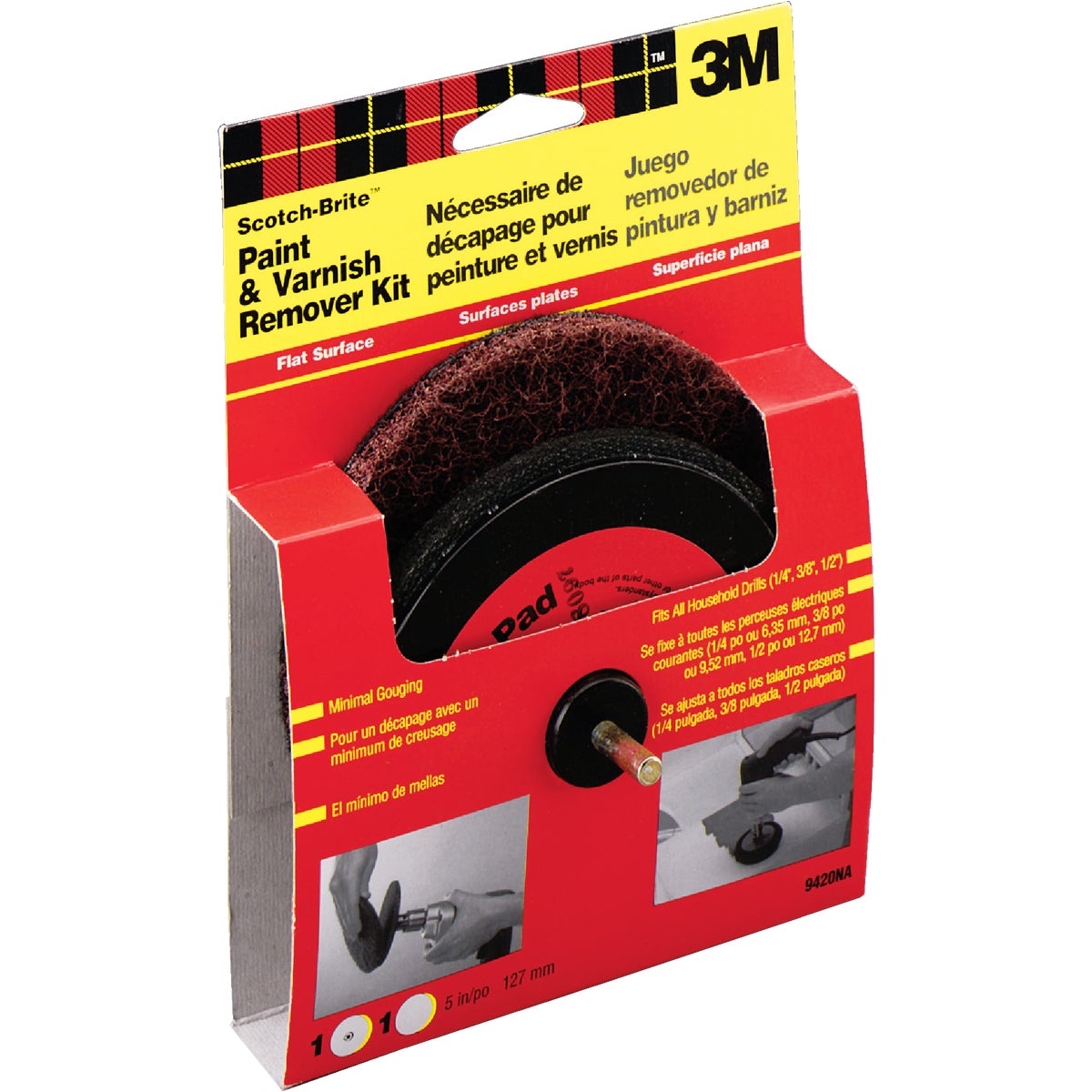 3M 5 In. 1-1/2 In. Paint Removal Disc