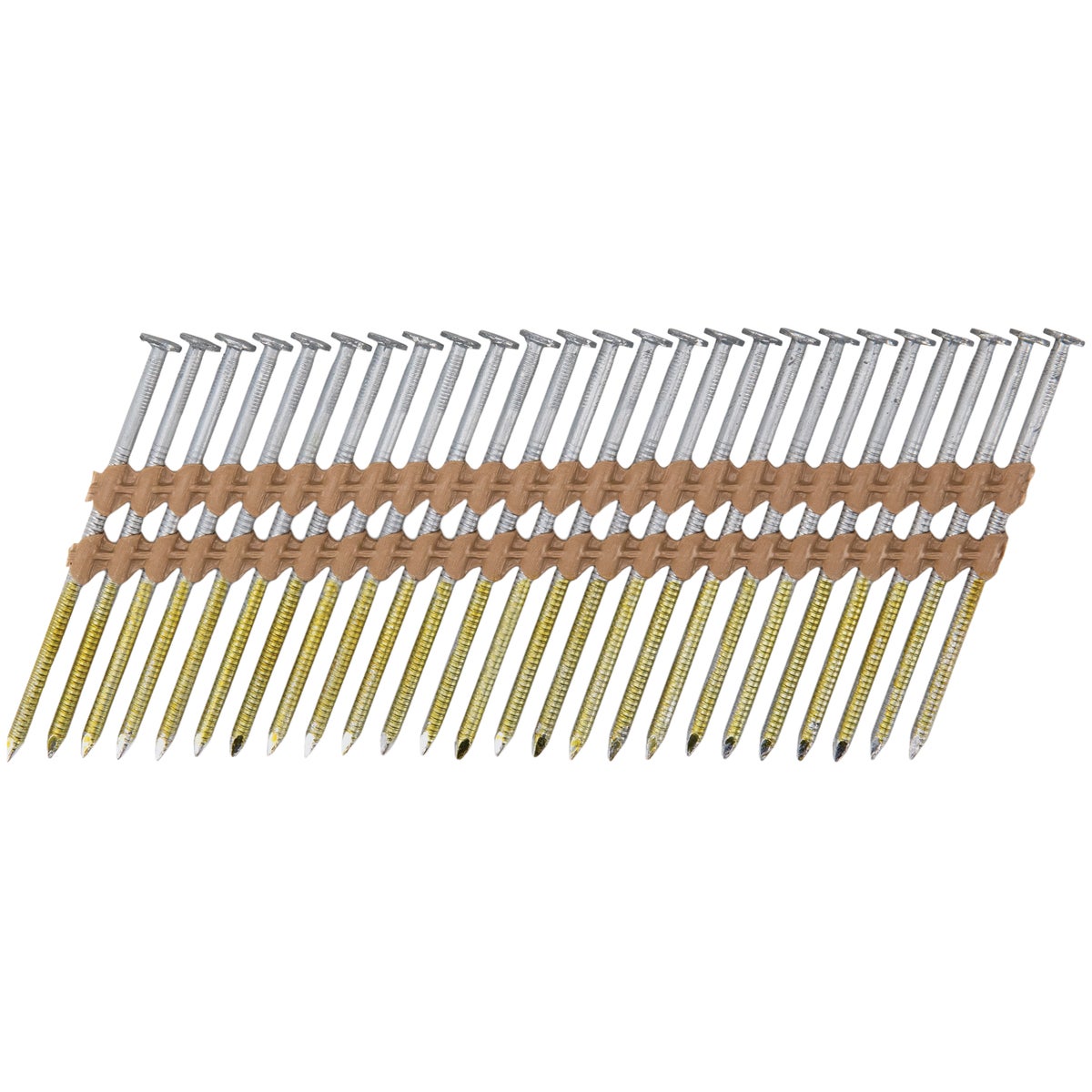 Pro-Fit 3 In. x 0.120 In. 21 Degree Plastic Strip Ring Shank Round Head Hot Dipped Galvanized Framing Stick Nails (2000 Ct.)
