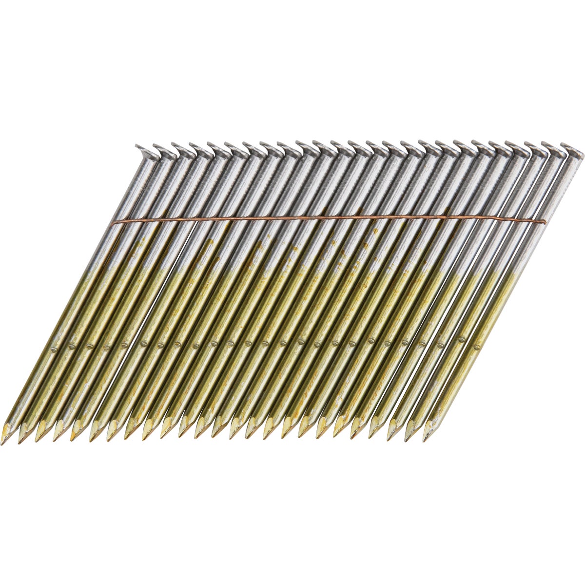 Pro-Fit 3 In. x 0.120 In. 28 Degree Wire Strip Smooth Shank Round Head Brite Framing Stick Nails (2000 Ct.)