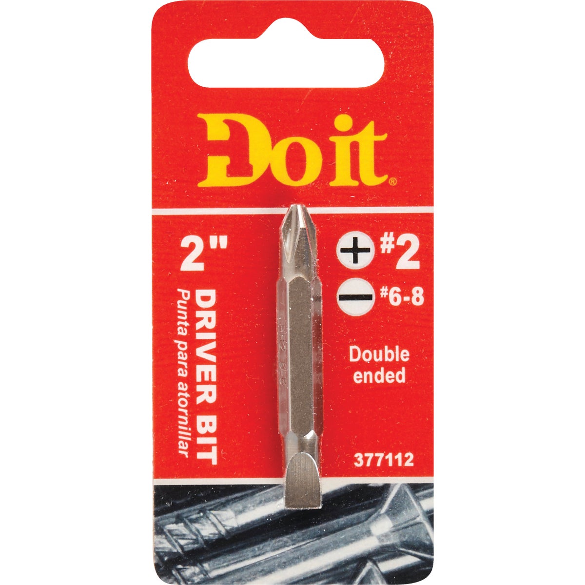 Do it Phillips #2 Slotted Double-End Screwdriver Bit
