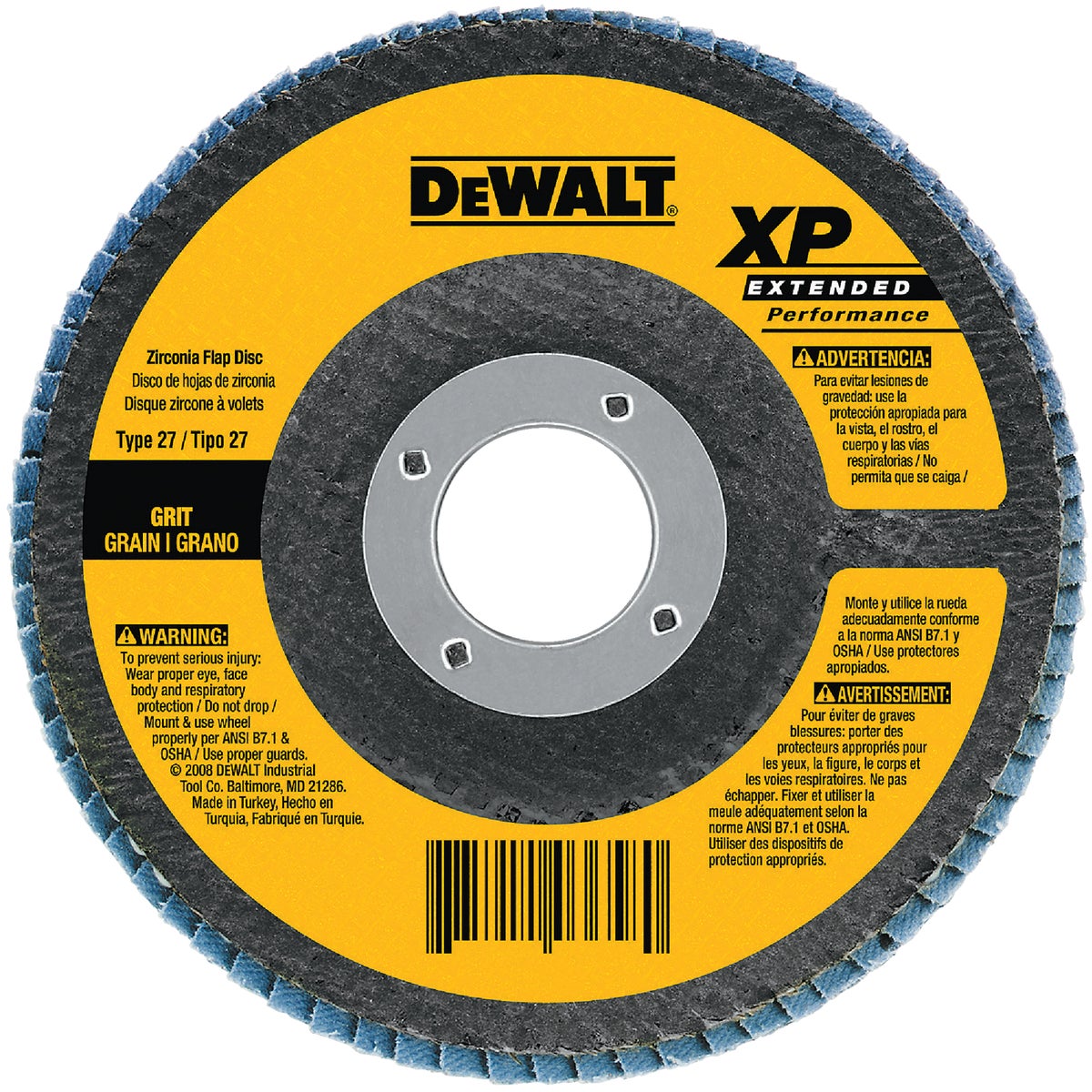 4-1/2″60 GRIT  FLAP DISC