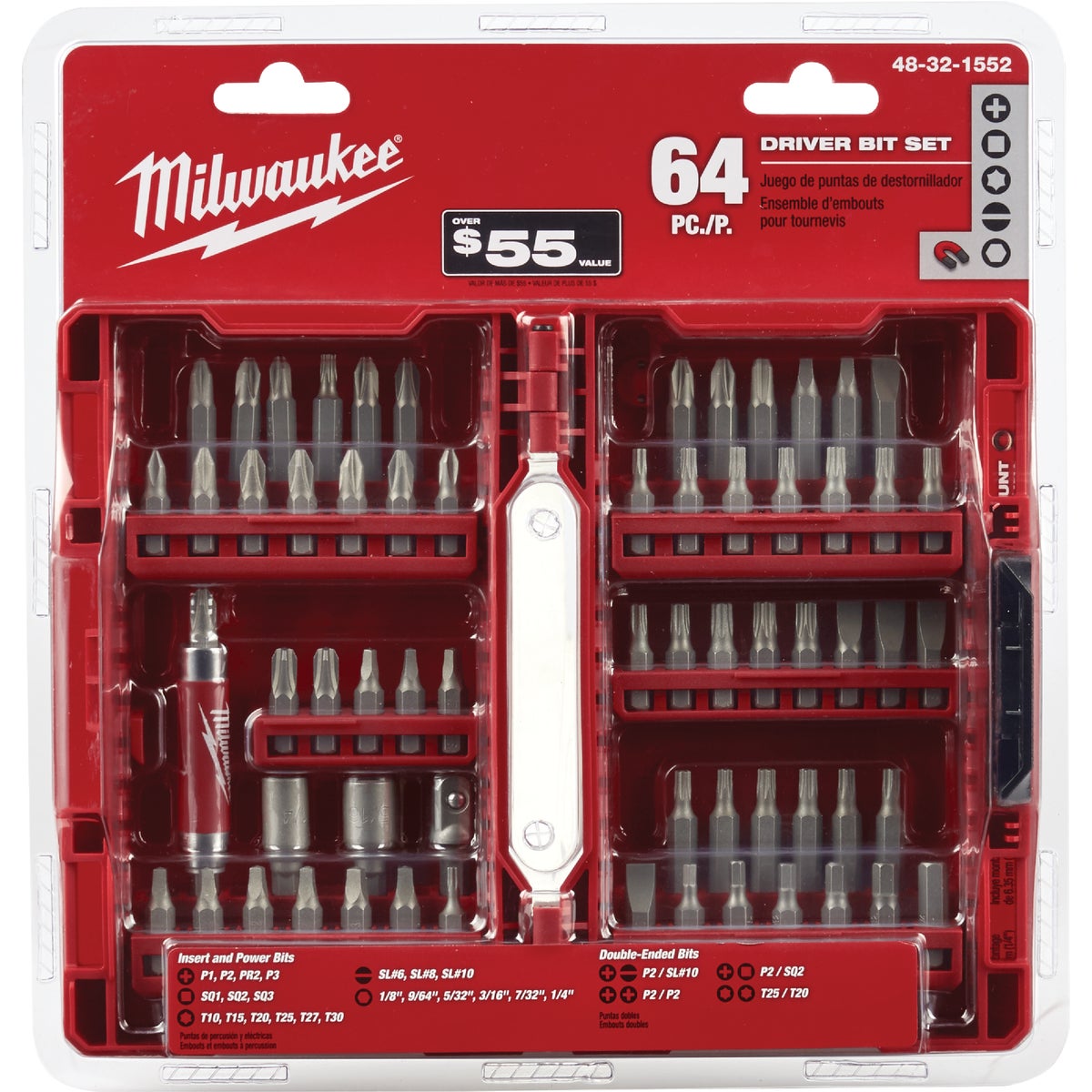 Milwaukee SHOCKWAVE 60-Piece Impact Duty Drill & Drive Set