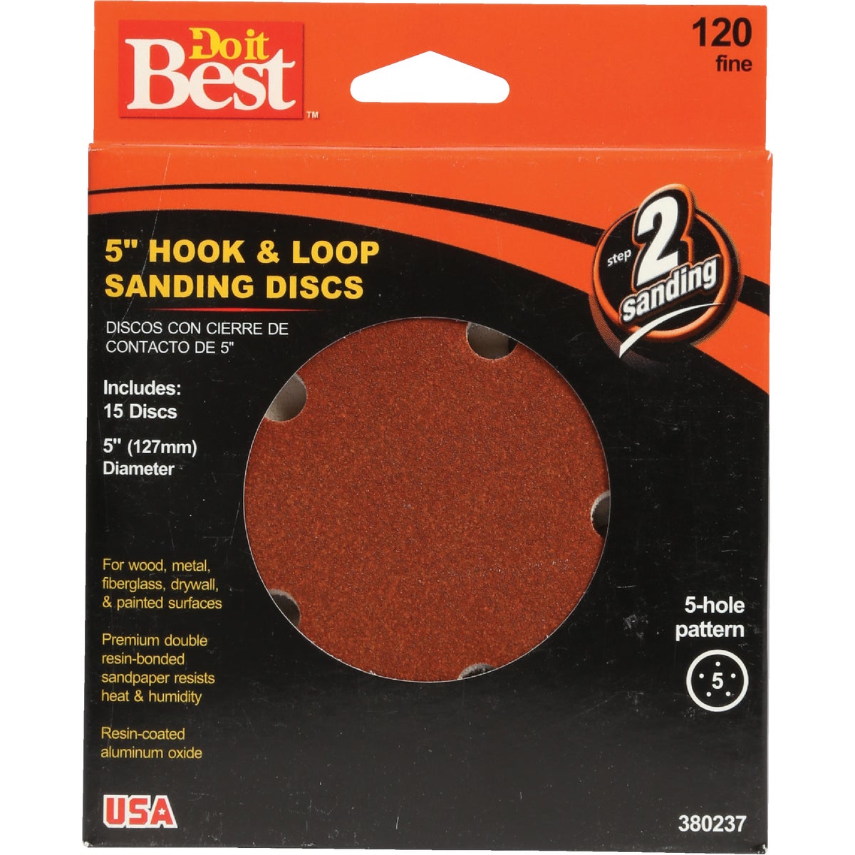 5″ 120G SANDING DISC