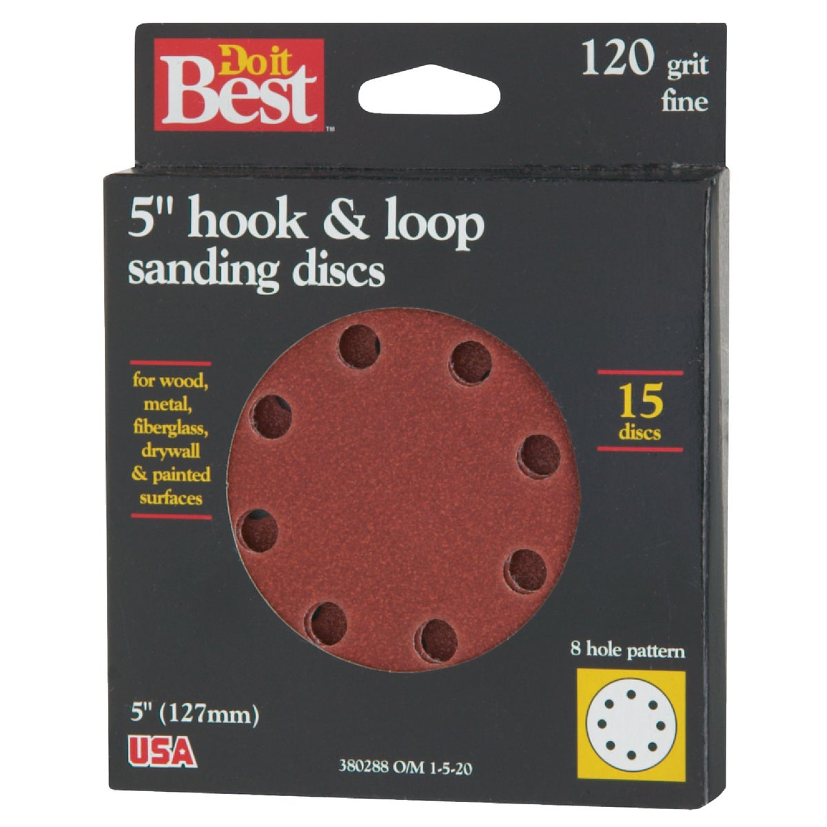 15 5″ 120G SANDING DISC