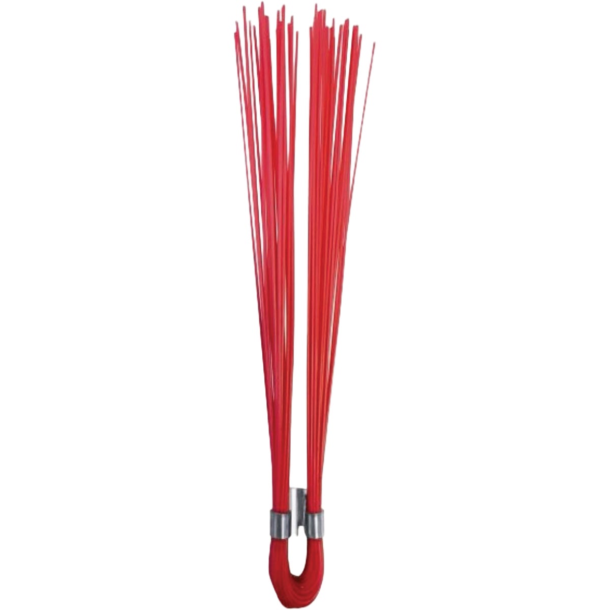 Site Pro Salamander 6 In. Dual-Crimp Stake Wisker Marker, Red