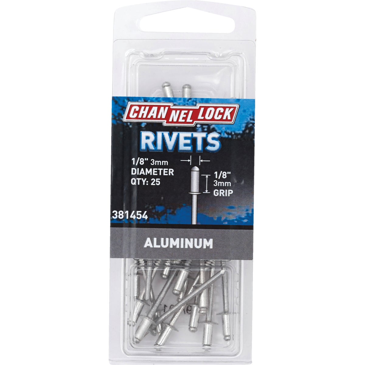 1/8X1/8 ALUM RIVET