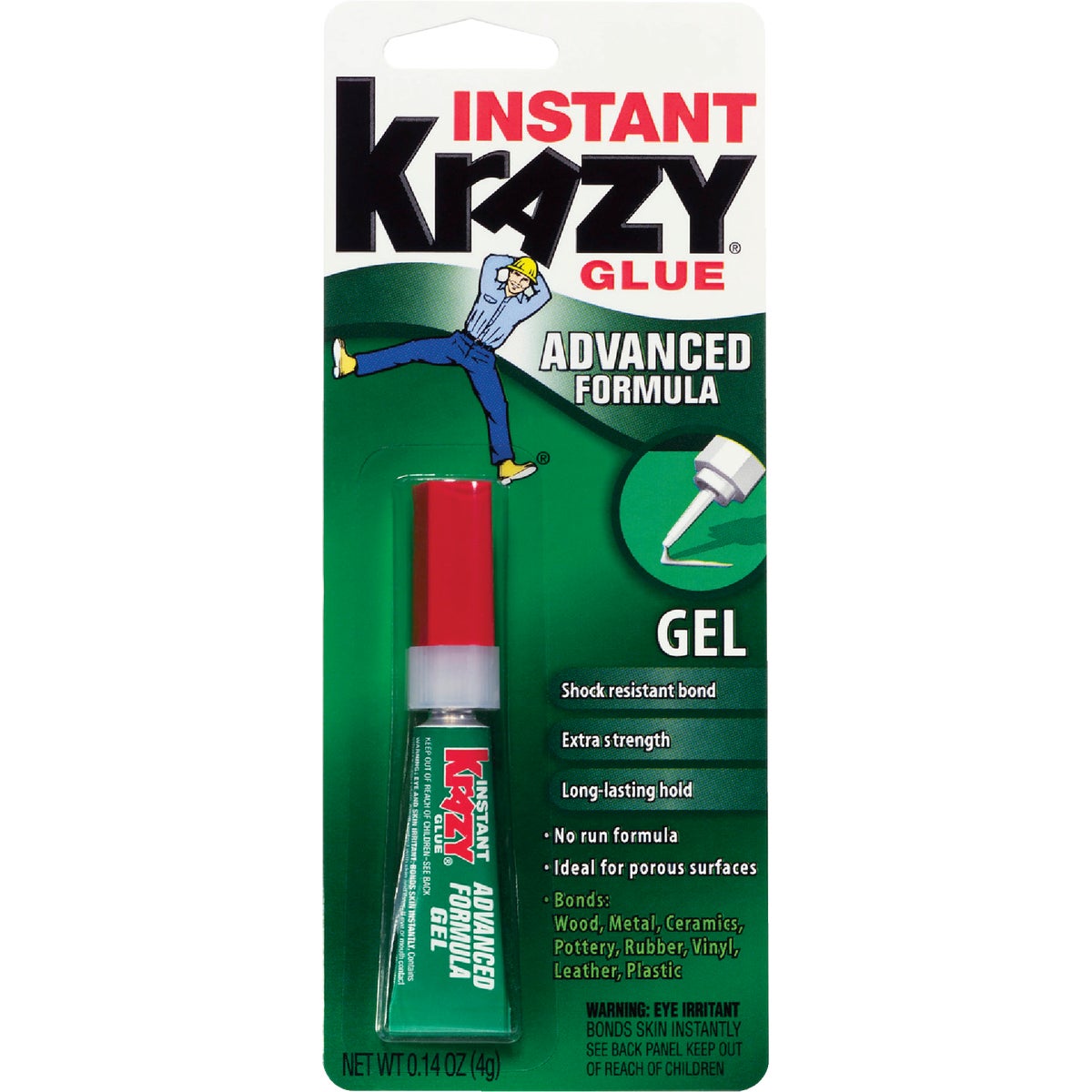 Krazy Glue 0.14 Oz. Maximum Bond Super Glue Gel