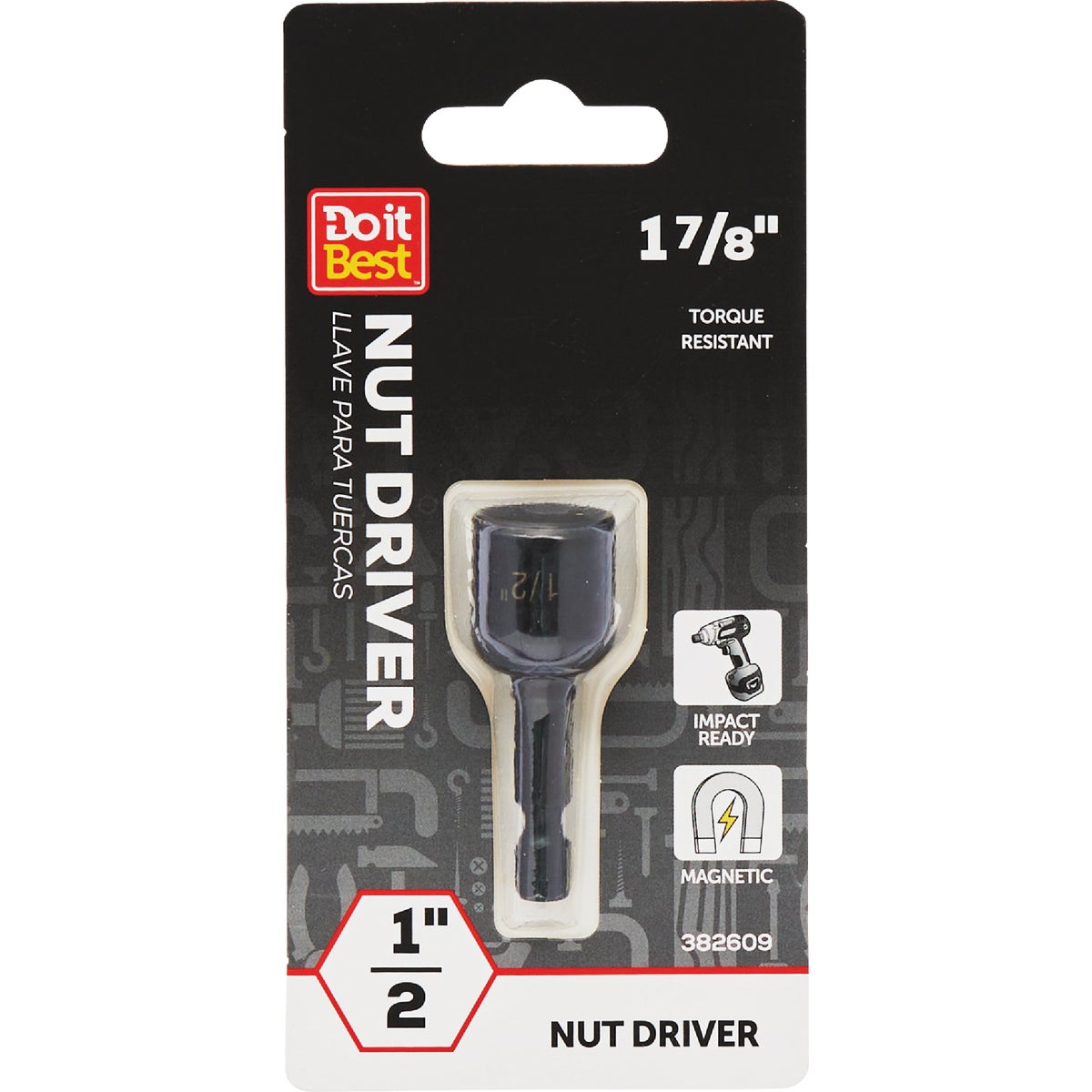 Do it Best 1/2 In. x 1-7/8 In. Magnetic Impact Nut Driver