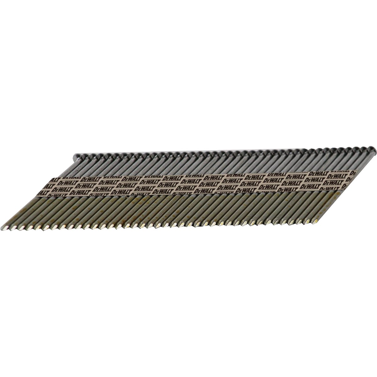 DEWALT 2-3/8 In. x 0.113 In. 30-Degree Paper Tape Galvanized Ring Shank Off-Set Round Head Framing Nails (2000 Ct.)