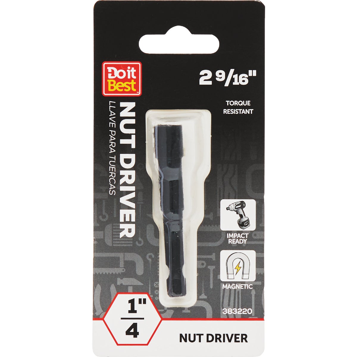 Do it Best 1/4 In. x 2-9/16 In. Magnetic Impact Nut Driver