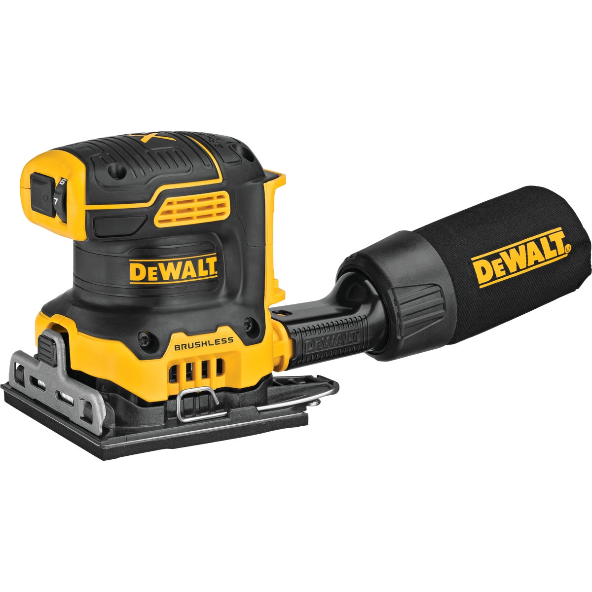 DEWALT 20 Volt MAX XR Variable Speed Brushless 1/4 Sheet Cordless Finish Sander (Tool Only)