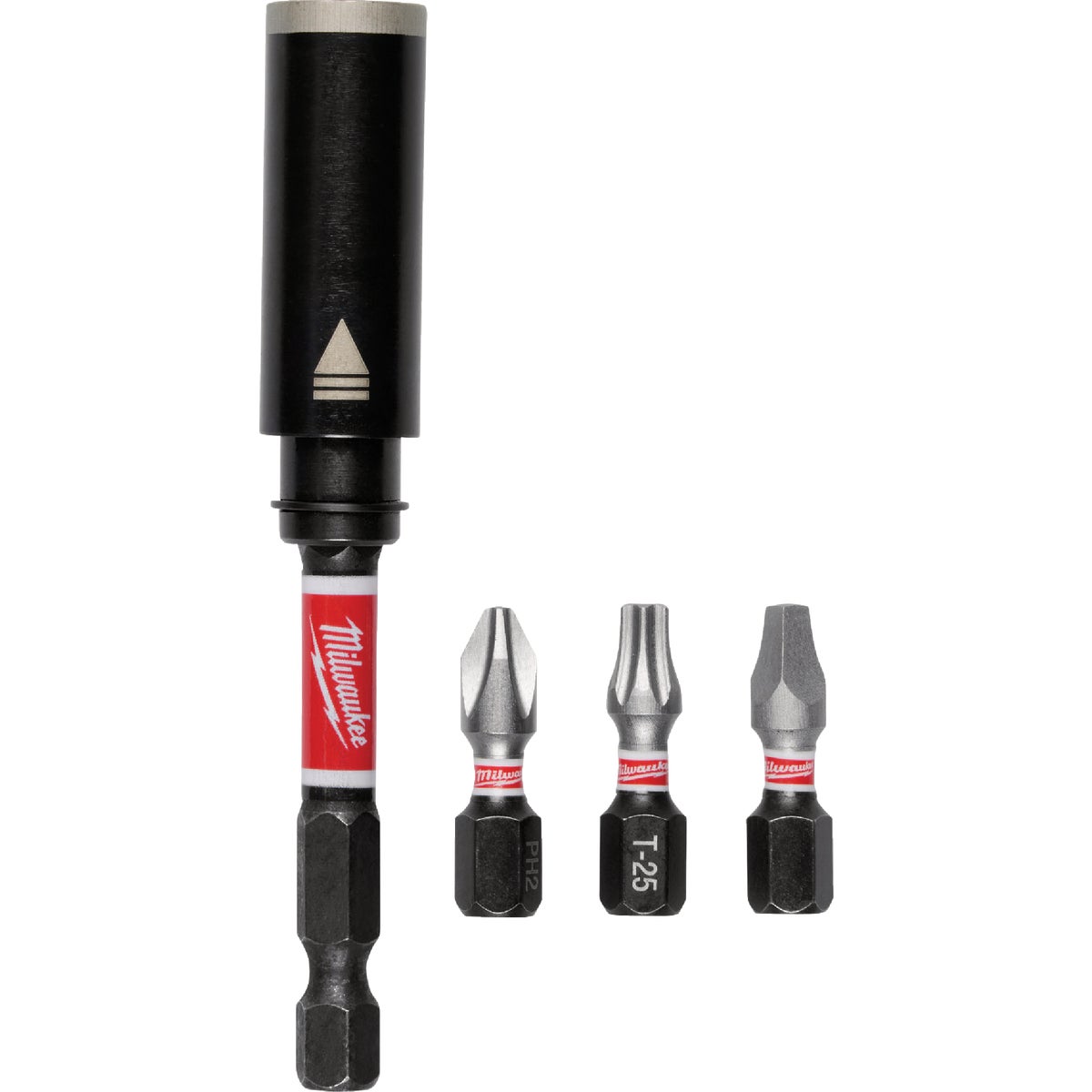 Milwaukee SHOCKWAVE Impact Duty 3 In. Bit Holder with (3) Insert Bits