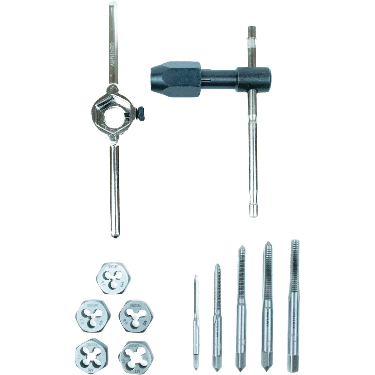 Century Drill & Tool Metric Tap & Die Set (12-Piece)