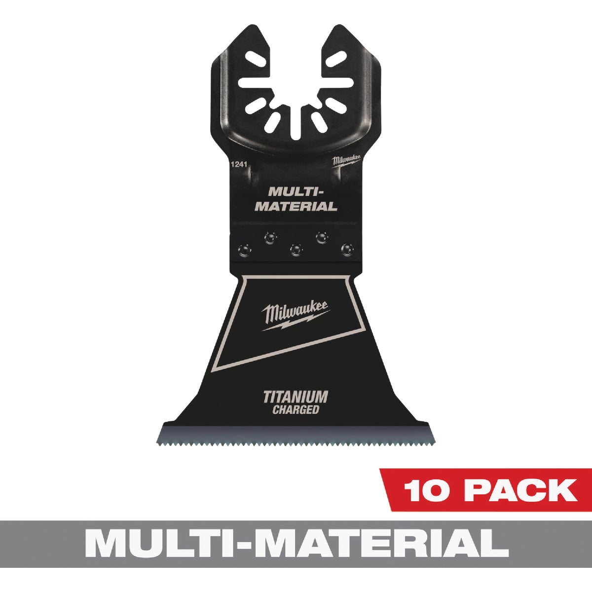 Milwaukee OPEN-LOK 2-1/2 In. Titanium Enhanced Bi-Metal Multi-Material Oscillating Blade (10-Pack)