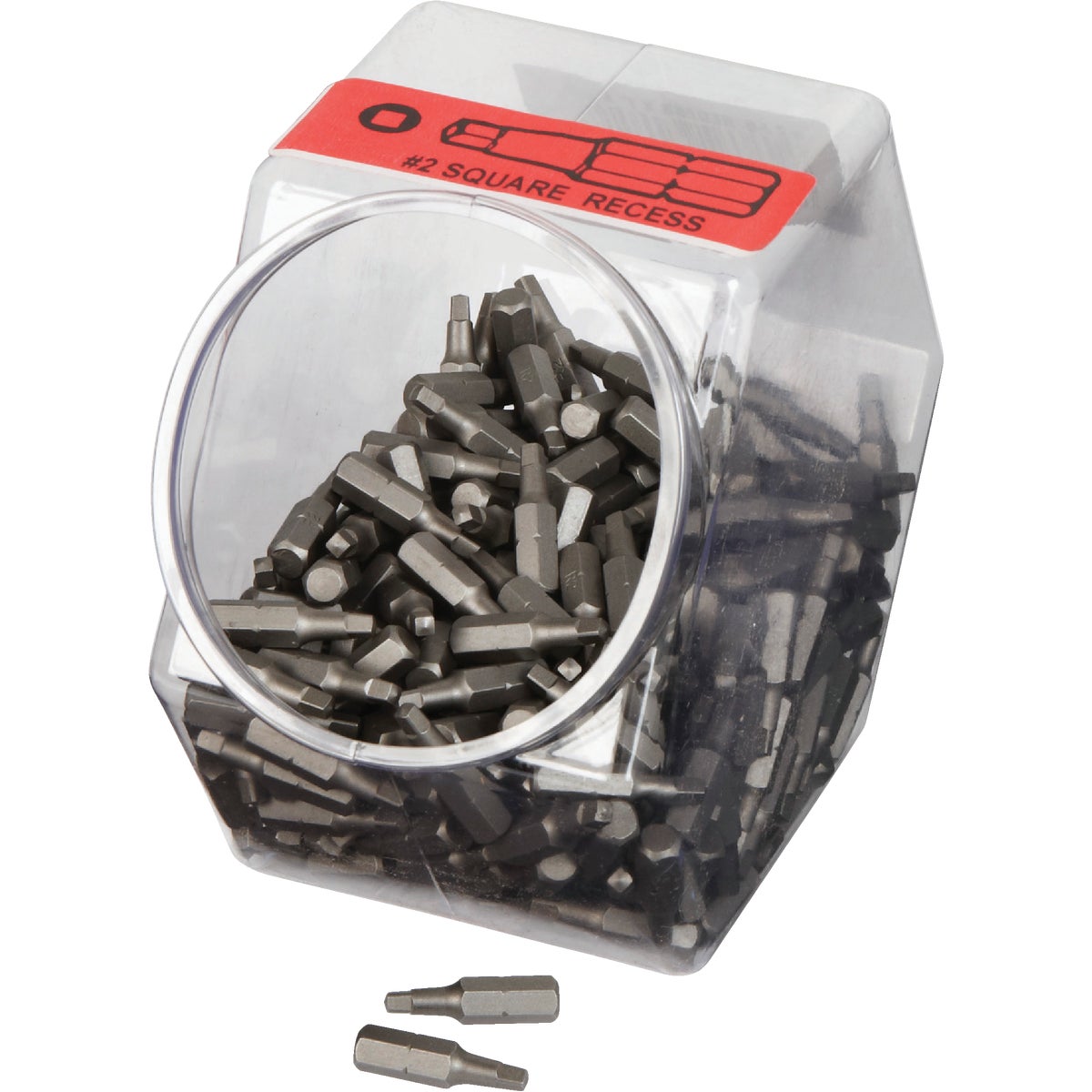 #2 SQ RECESS SCREW BITS