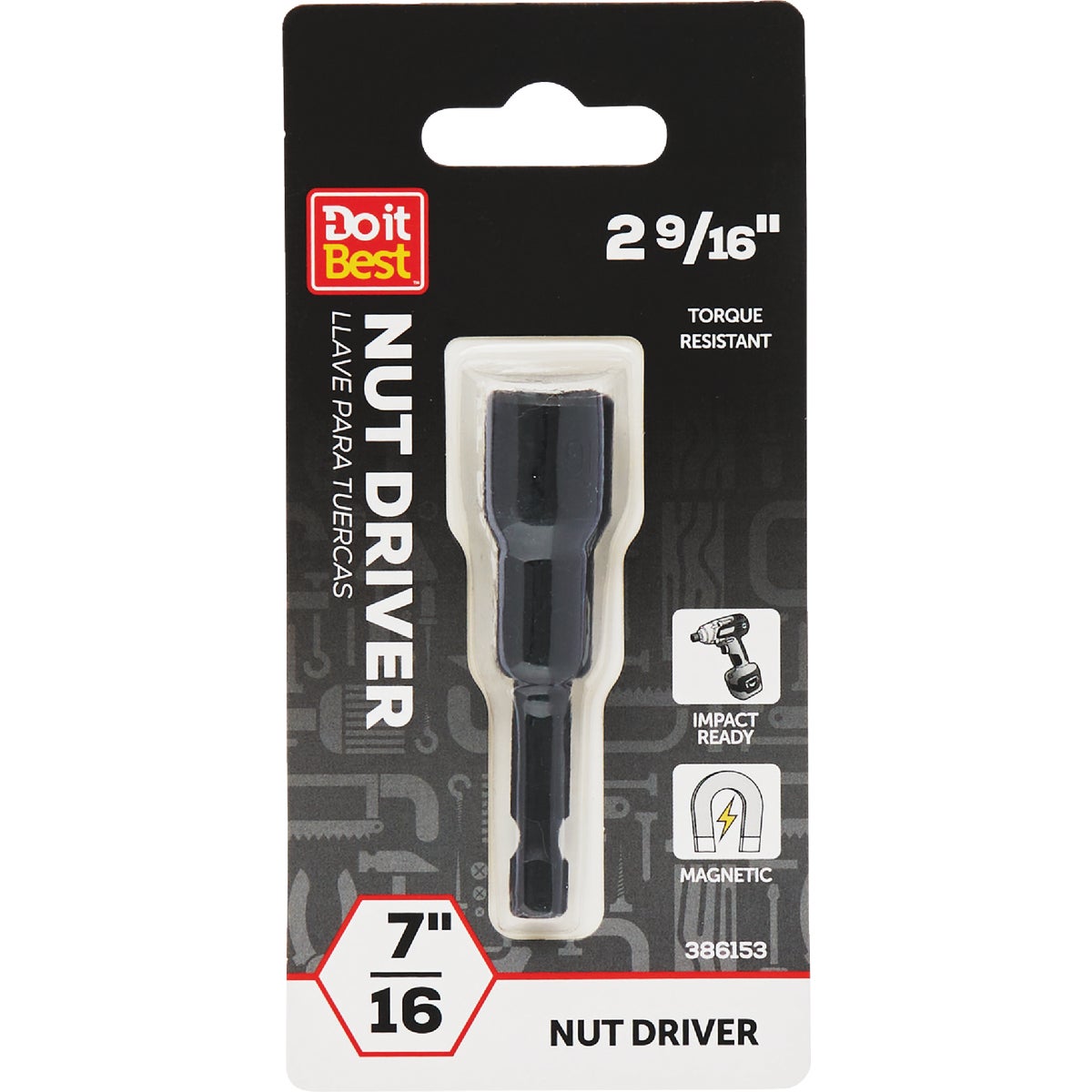 Do it Best 7/16 In. x 2-9/16 In. Magnetic Impact Nut Driver