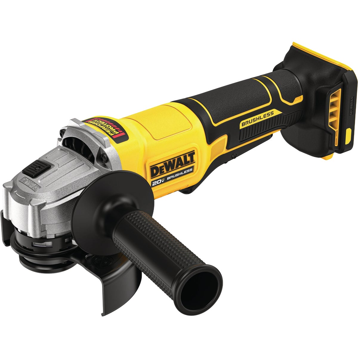 Dewalt 20V MAX* 4-1/2 In. Brushless Cordless Paddle-Switch Angle Grinder (Tool Only)