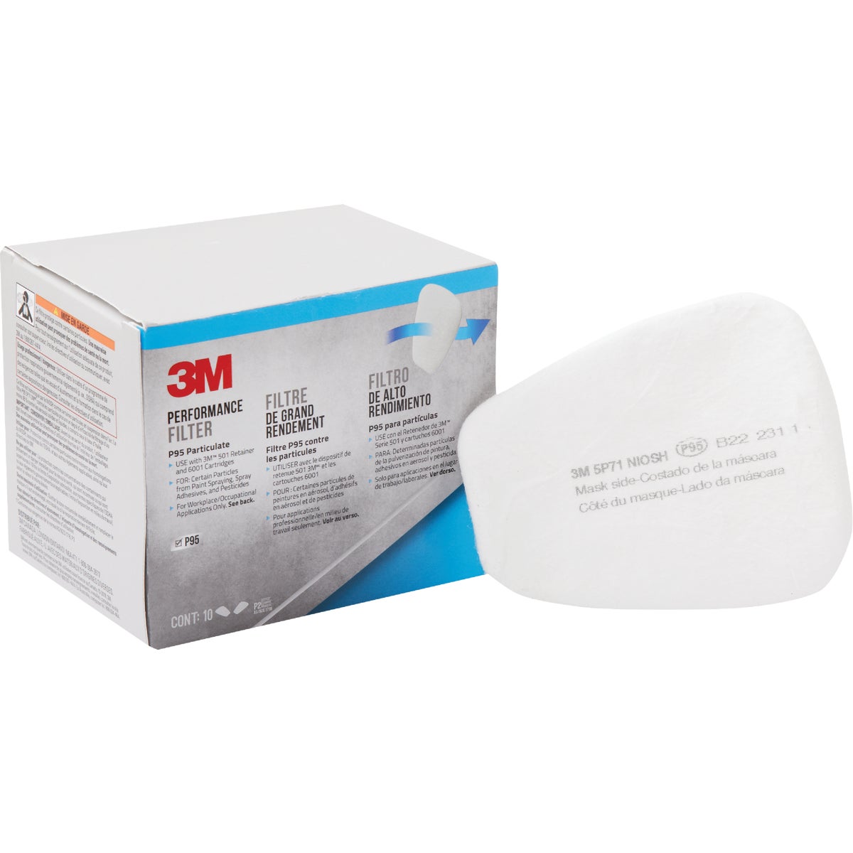 3M P95 Replacement Particulate Pre-Filter (10-Pack)