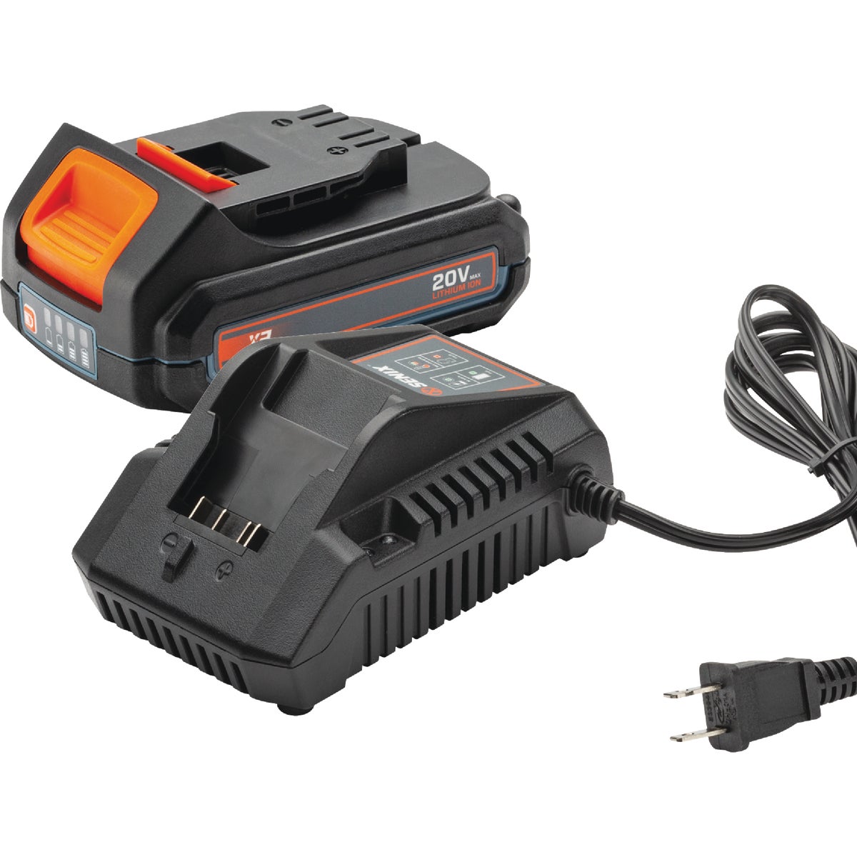 Senix X2 20 Volt Max Lithium-Ion 2.5 Ah Battery Pack & Charger