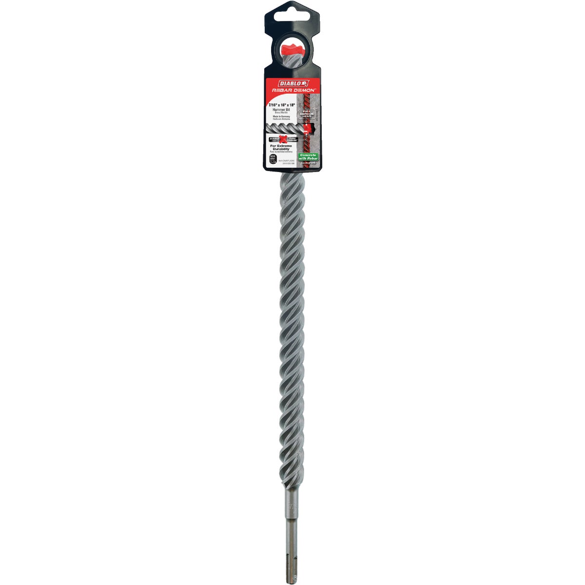 Diablo Rebar Demon 7/8 In. x 18 In. SDS-Plus Full Carbide Rotary Hammer Drill Bit