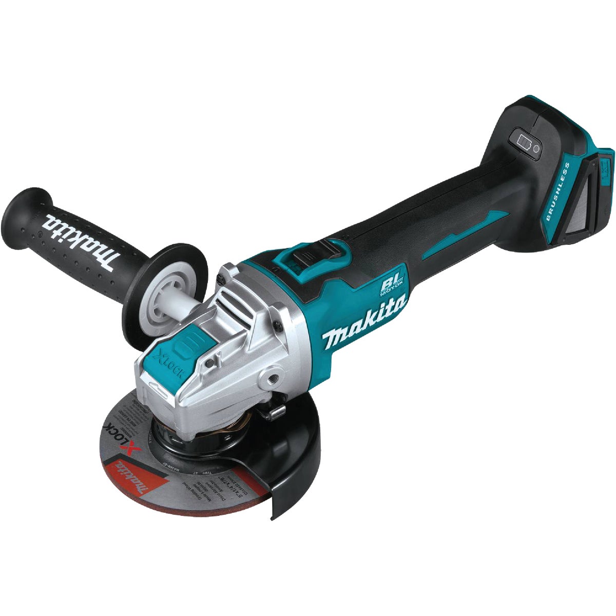 Makita 18 Volt LXT Lithium-Ion 4-1/2 In. - 5 In. Brushless X-LOCK Cordless Angle Grinder (Tool Only)