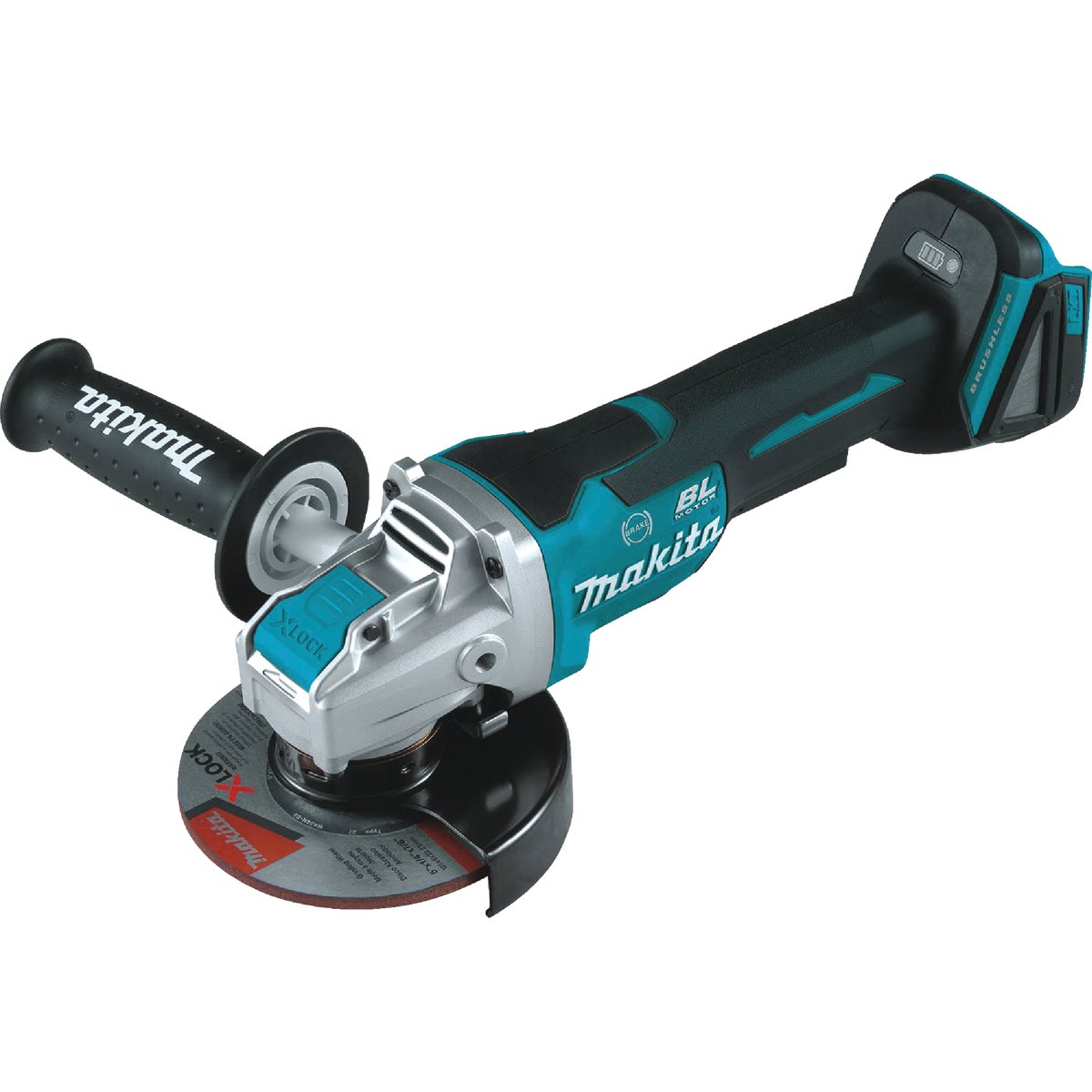 Makita 18 Volt LXT Lithium-Ion 4-1/2 In. - 5 In. Brushless X-LOCK Cordless Angle Grinder with Paddle Switch (Tool Only)