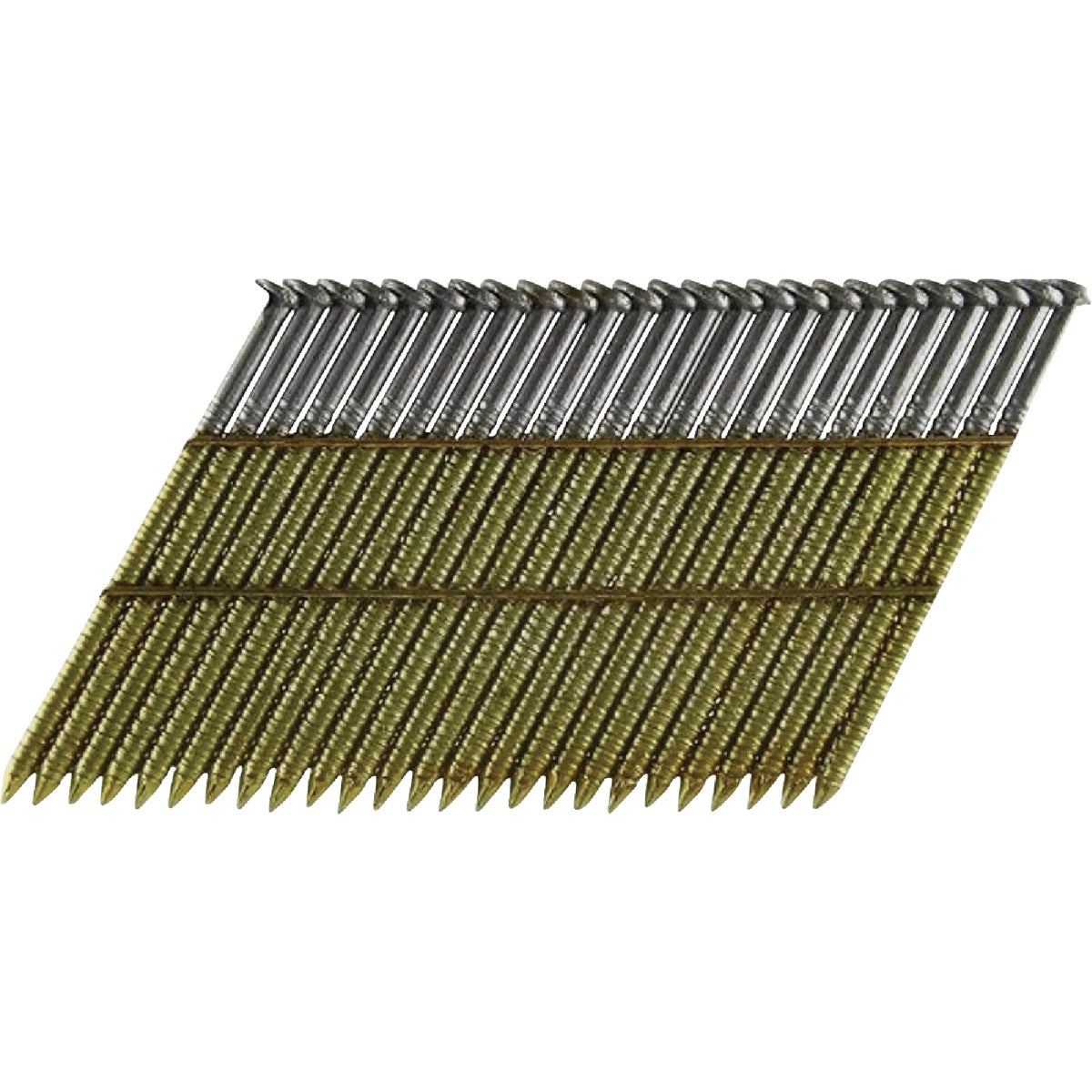 Pro-Fit 3 In. x 0.120 In. 28 Degree Wire Strip Ring Shank Round Head Galvanized Hot Dipped Galvanized Framing Stick Nails (2000 Ct.)