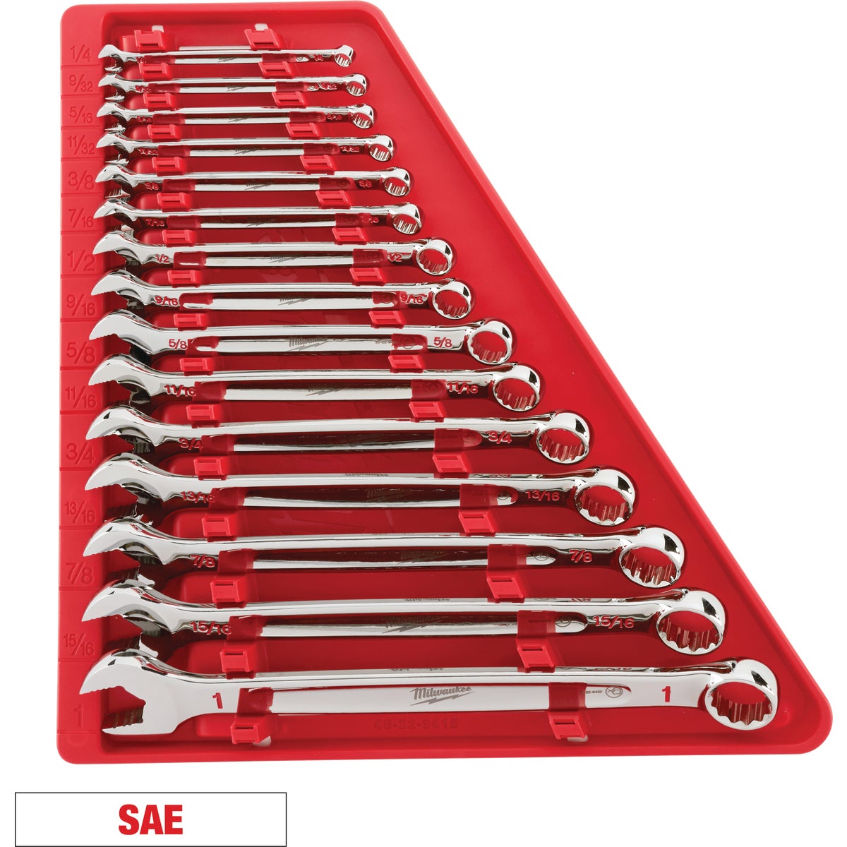 Milwaukee Standard 12-Point Combination Wrench Set (15-Piece)