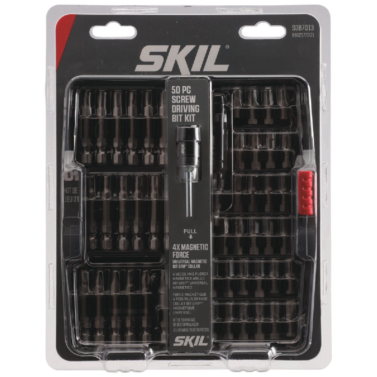 SKIL 50-Piece Drill and Drive Set with Bit Grip Magnetic Bit Collar