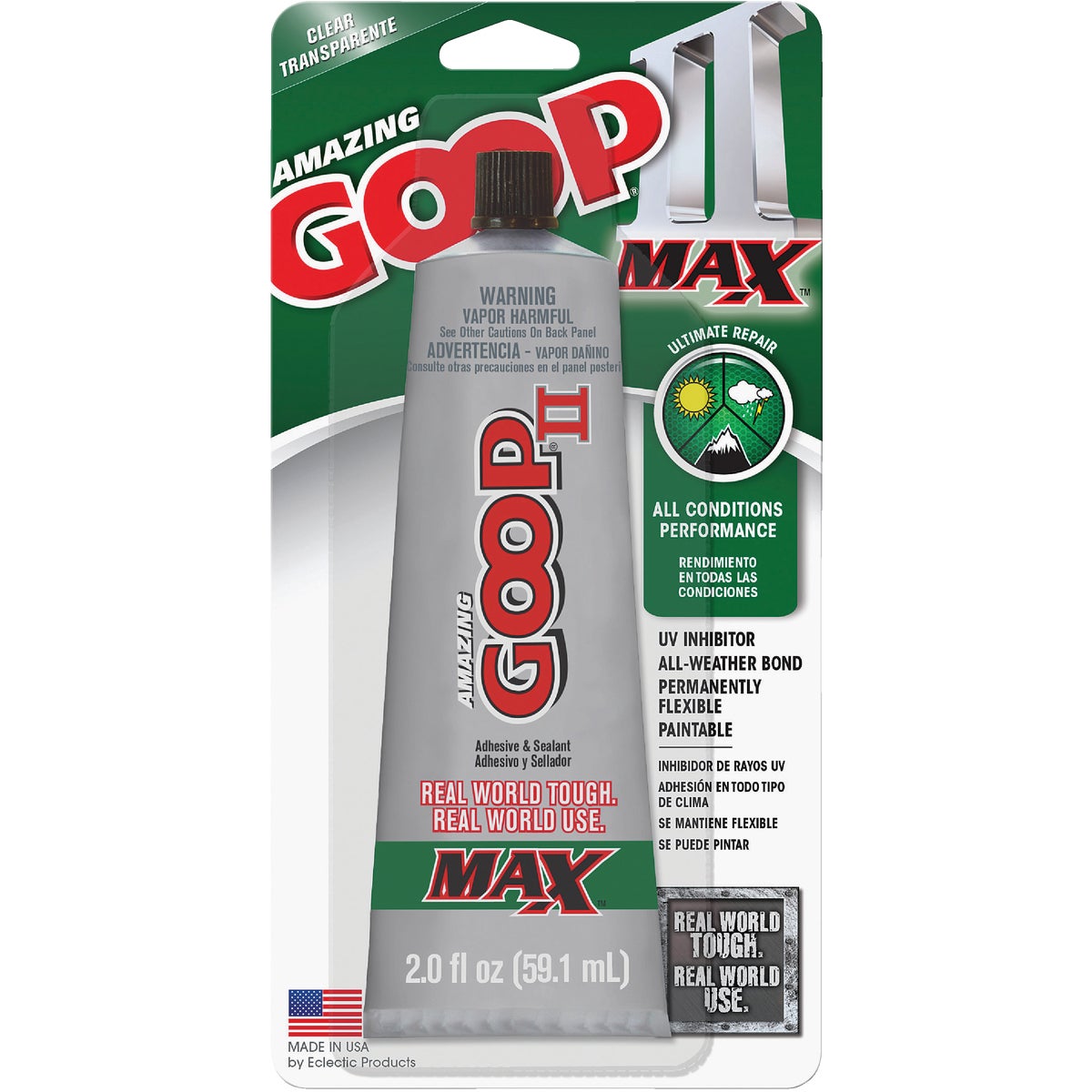 Amazing Goop II Max 2 Oz. All Weather Multi-Purpose Adhesive