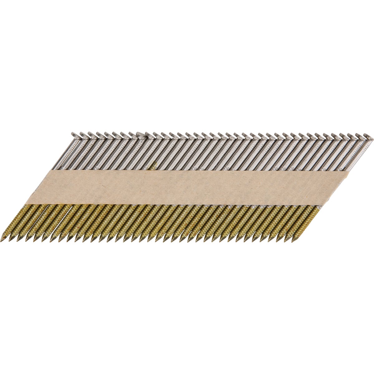 Pro-Fit 2-3/8 In. x 0.113 In. 30 Degree Paper Tape Ring Shank Clipped Head Stainles Steel Framing Stick Nails (1000 Ct.)