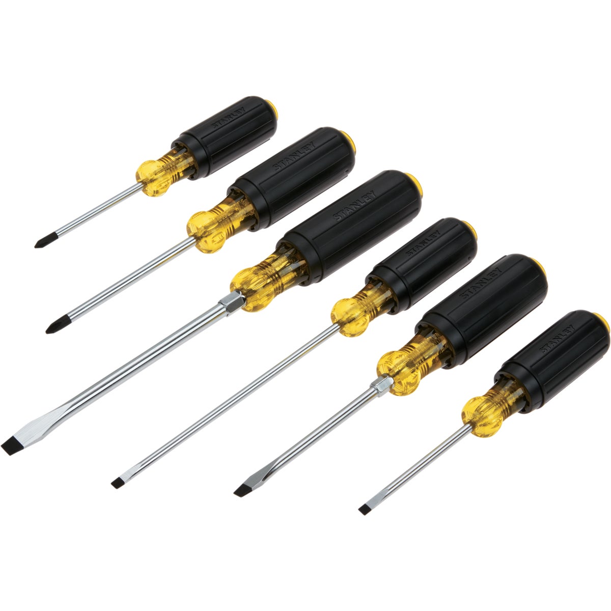 Stanley Vinyl Grip Screwdriver Set (6-Piece)