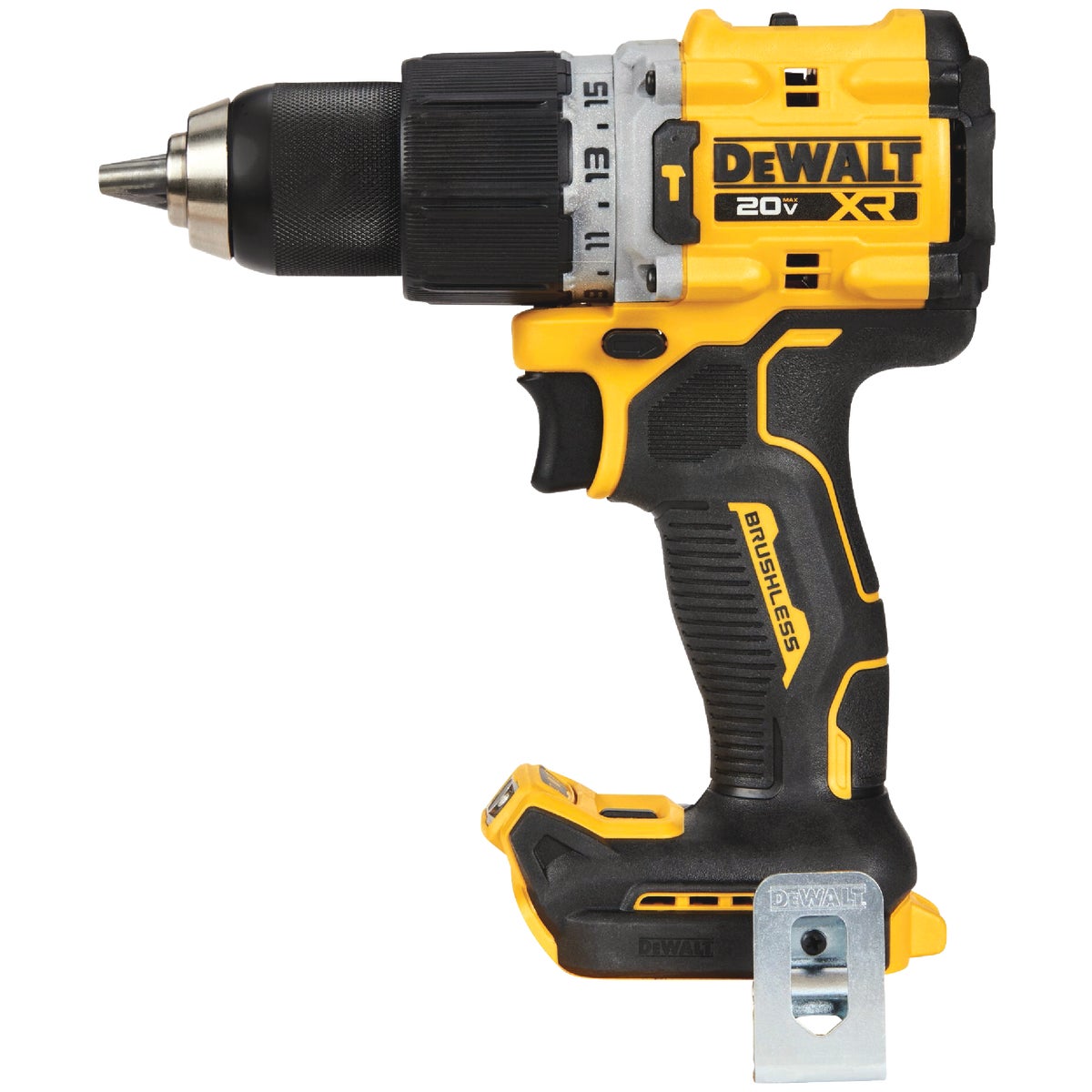 DEWALT 20V MAX XR Lithium-Ion Brushless 1/2 In. Compact Cordless Hammer Drill (Tool Only)