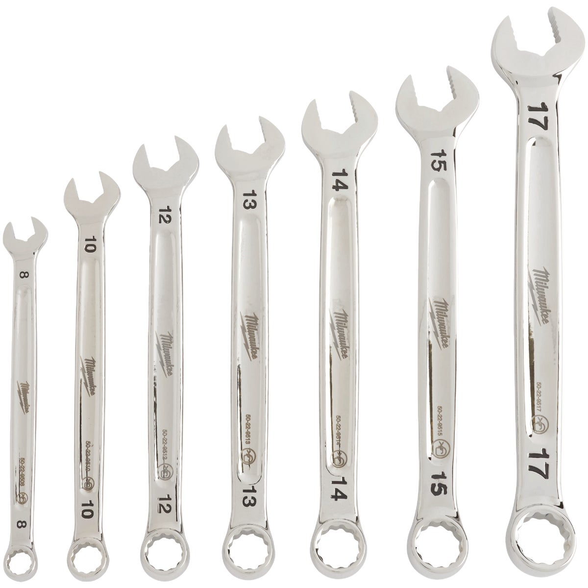 Milwaukee Metric 12-Point Combination Wrench Set (7-Piece)