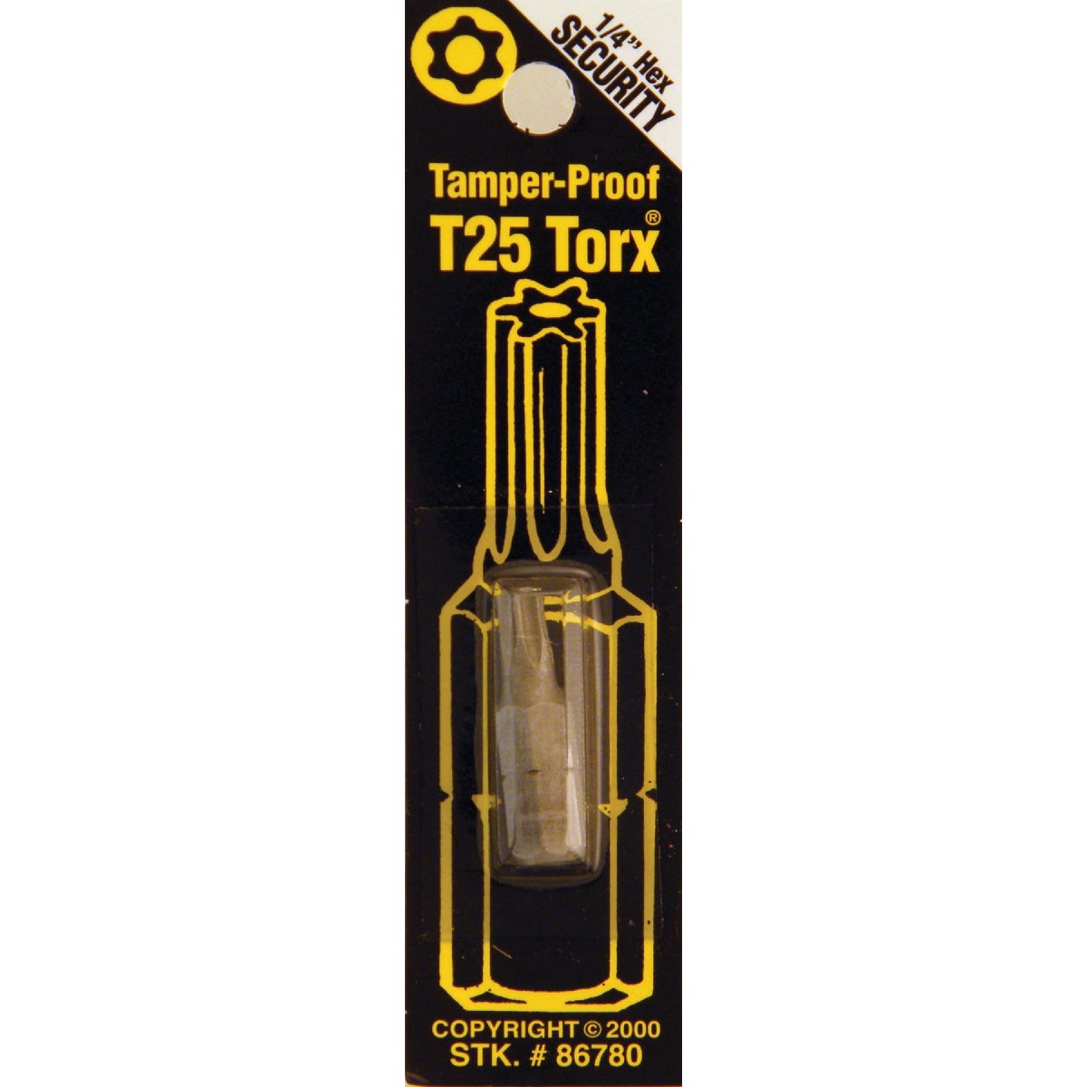 T25 TMPR SECURITY BIT