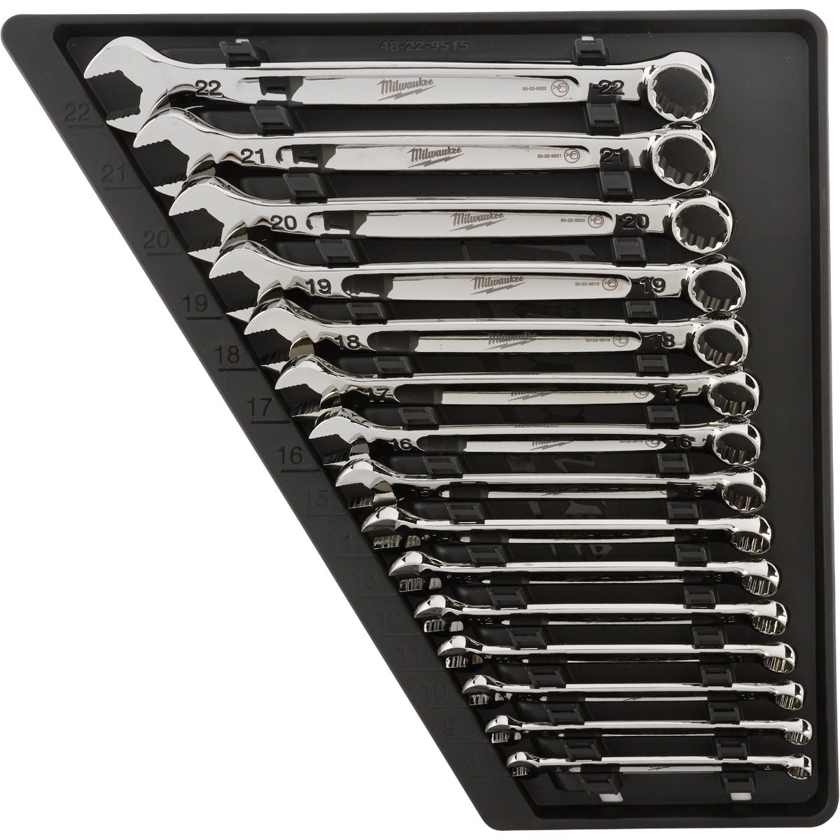 Milwaukee Metric 12-Point Combination Wrench Set (15-Piece)