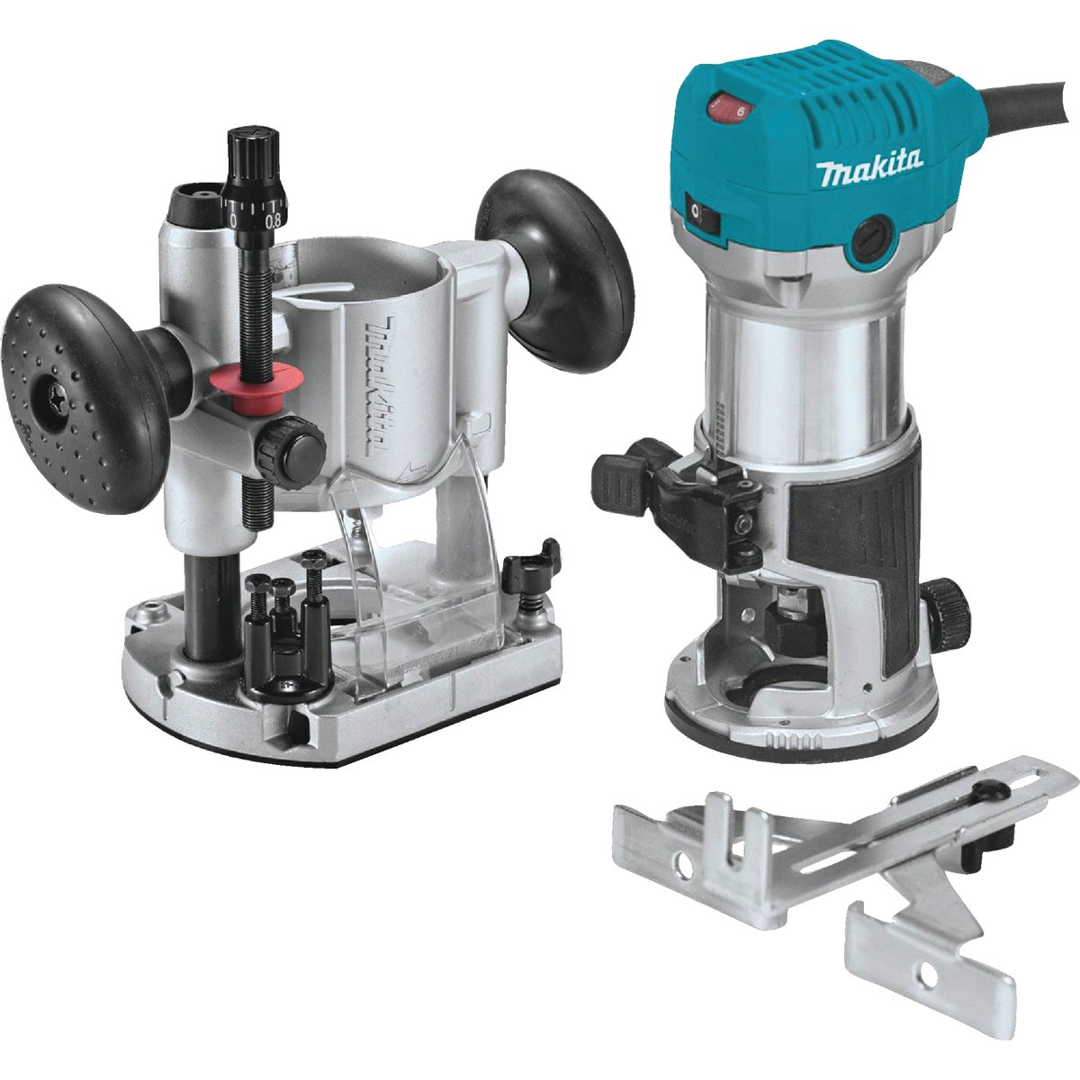 Makita 1-1/4 HP/6.5A 10,000-30,000 rpm Variable Speed Compact Router Kit