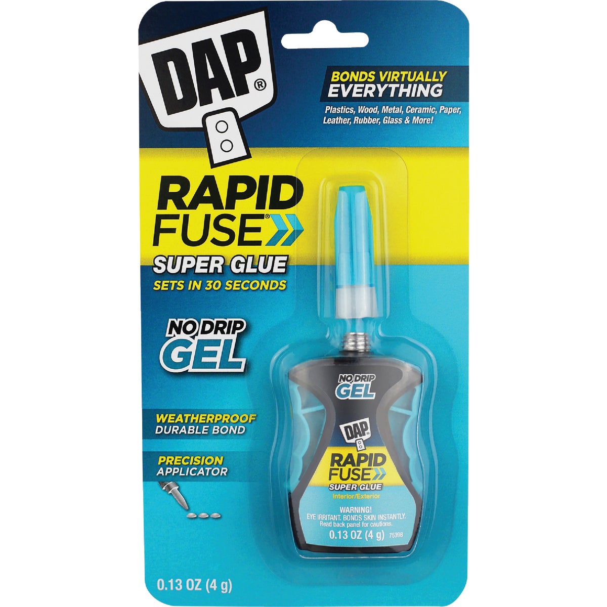 DAP RapidFuse 0.13 Oz. Clear Multi-Purpose Adhesive Gel with Gel Control Applicator