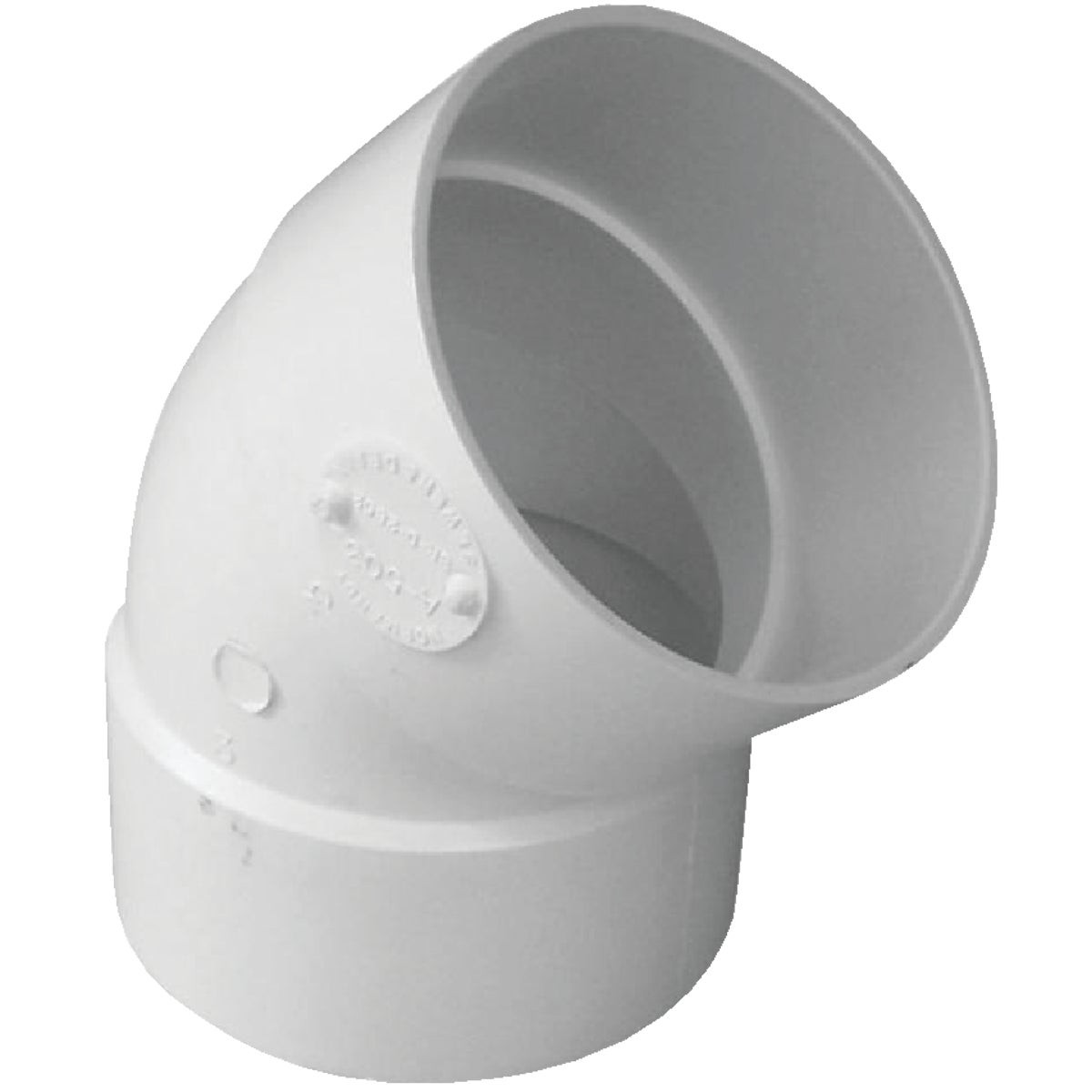 3″ 45 S/D PVC ELBOW