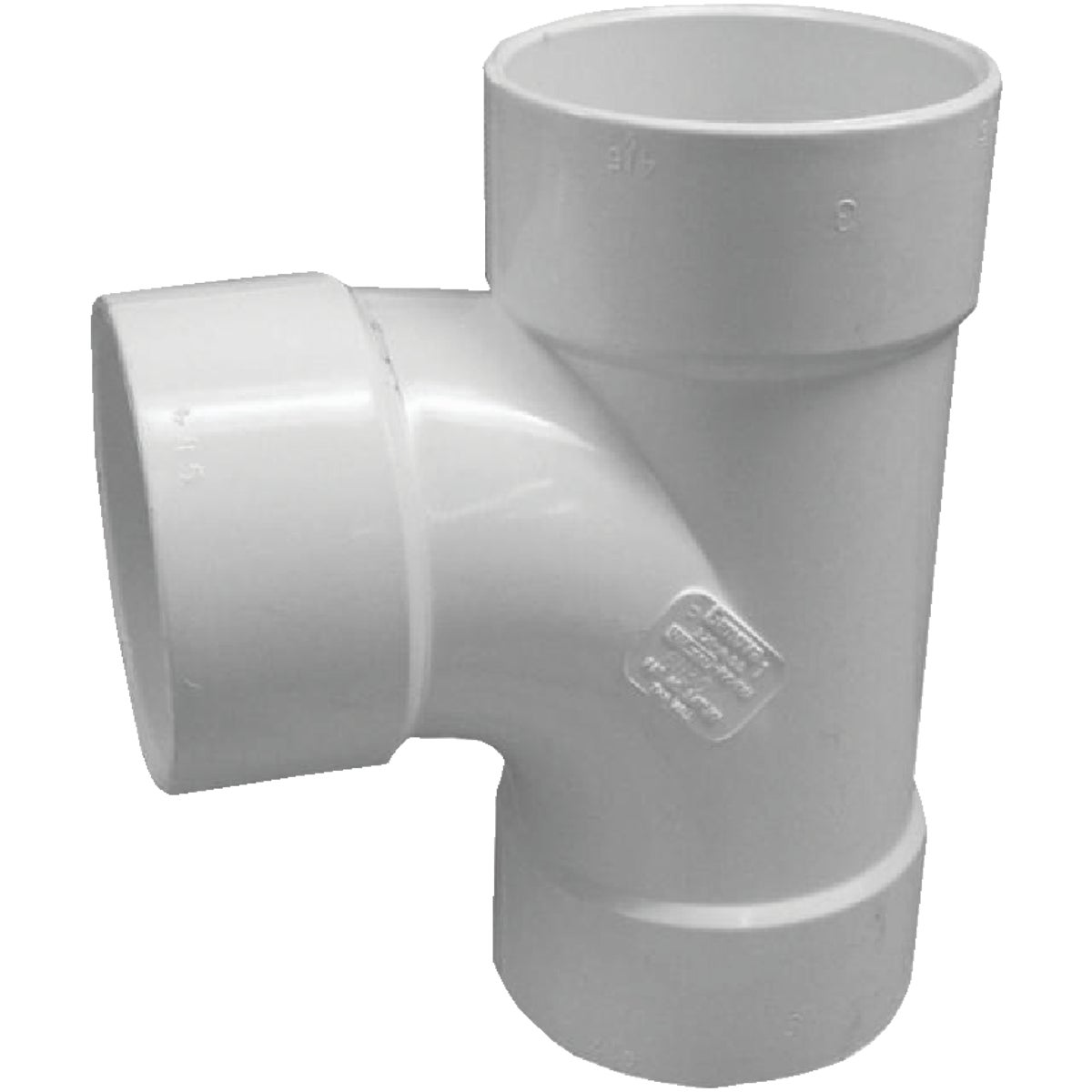 IPEX Canplas Sanitary Tee 3 In. PVC Sewer and Drain Tee